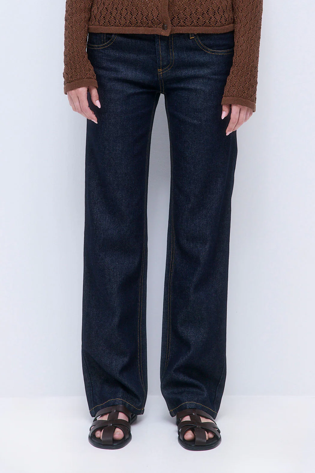 No.15| Low Rise Straight Denim - Image 2