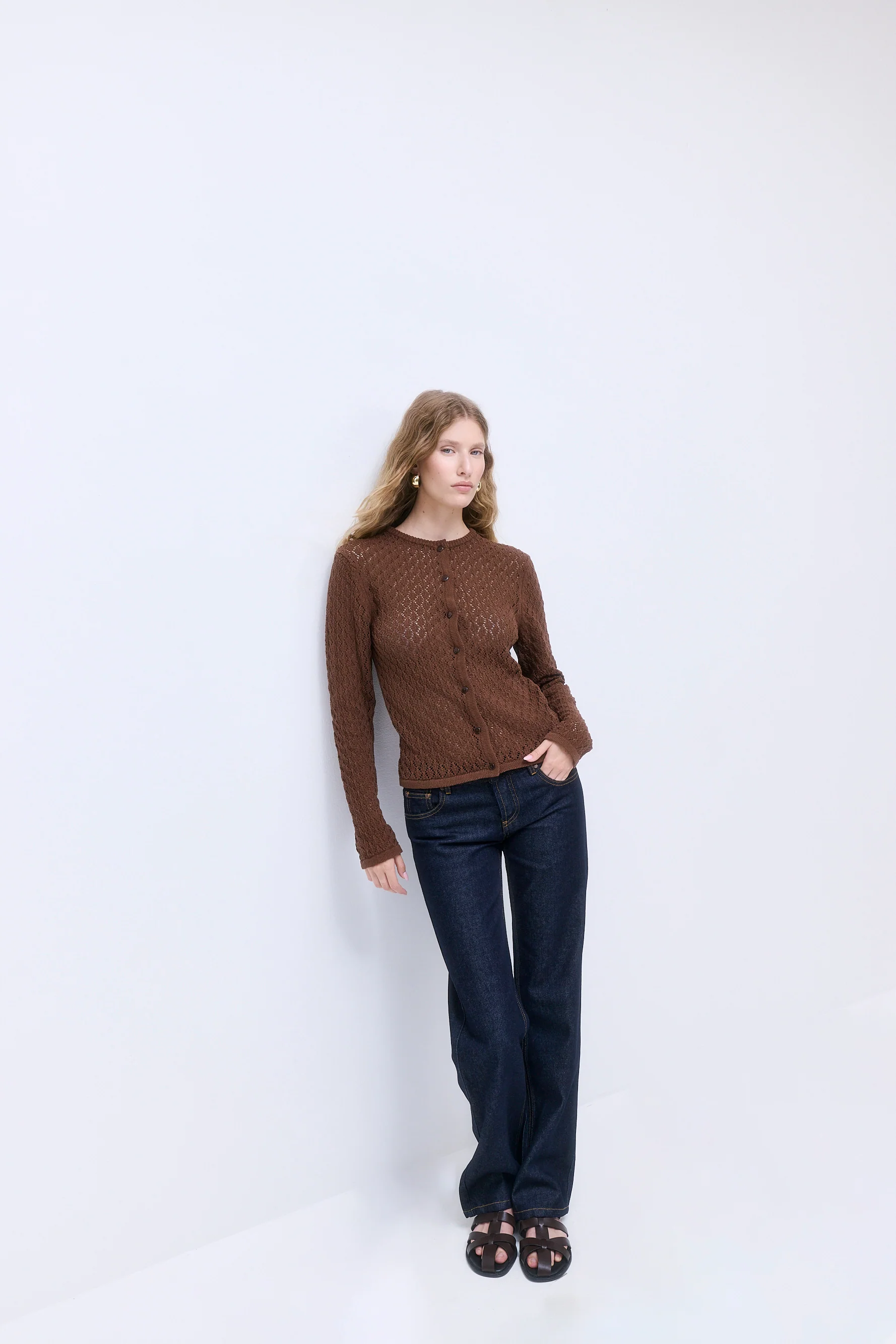 No.15| Low Rise Straight Denim - Image 3