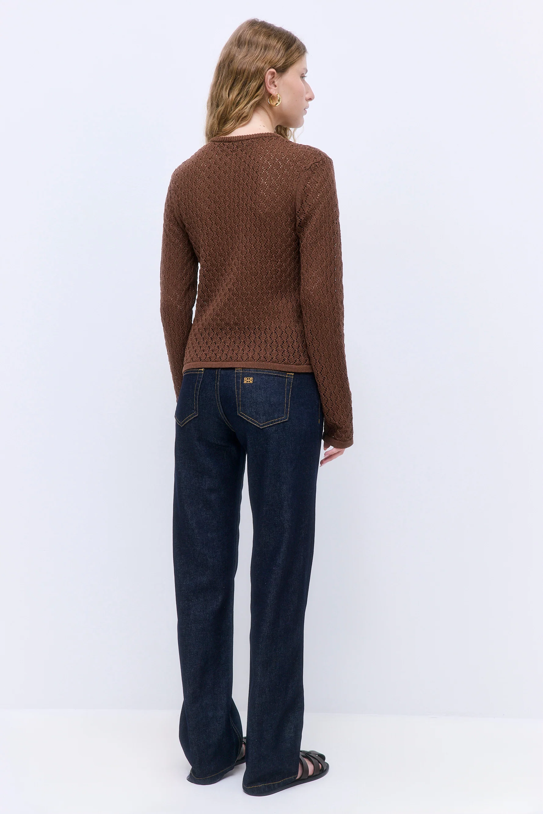 No.15| Low Rise Straight Denim - Image 4