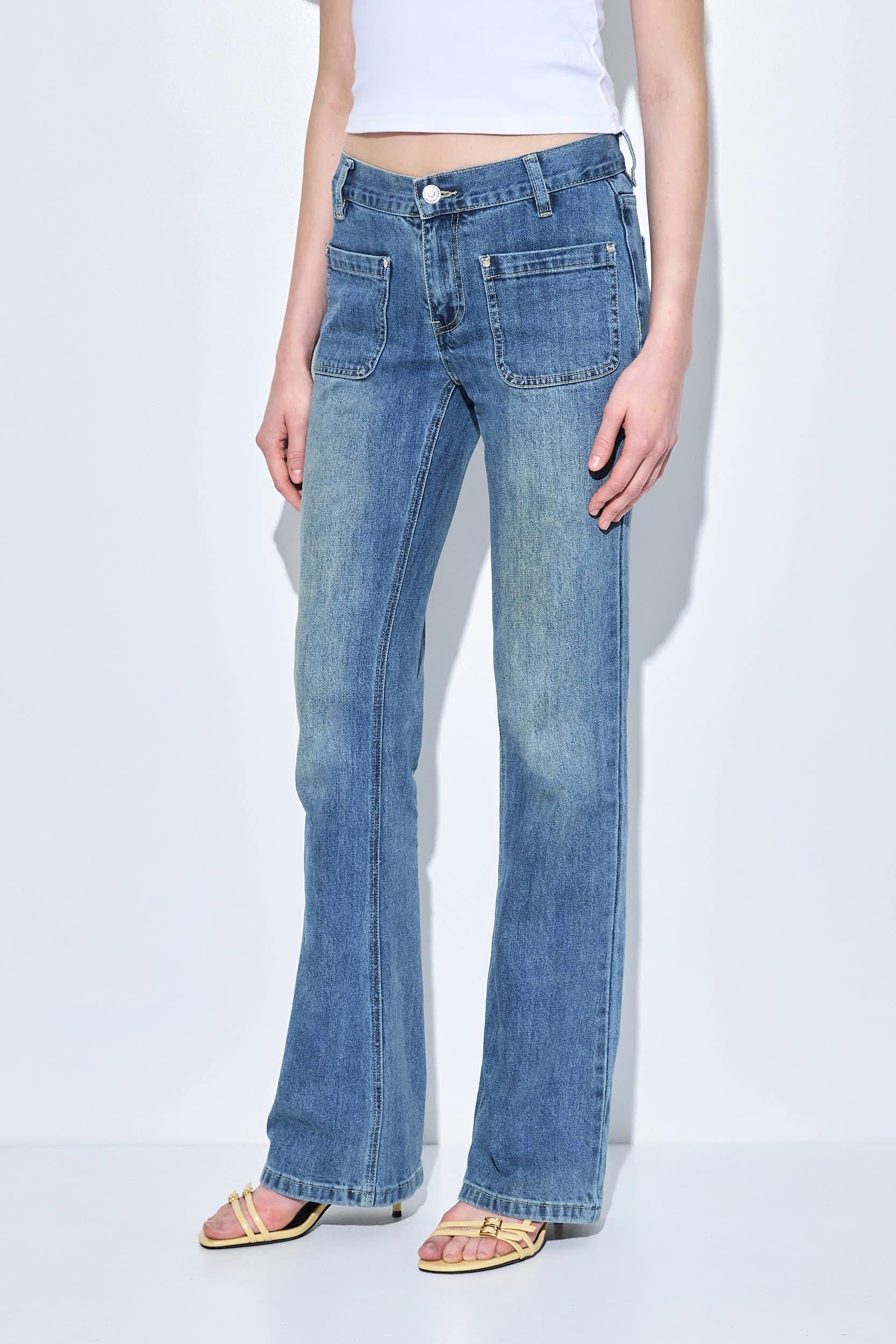 No.17| Mid Rise Bootcut Denim - Image 3