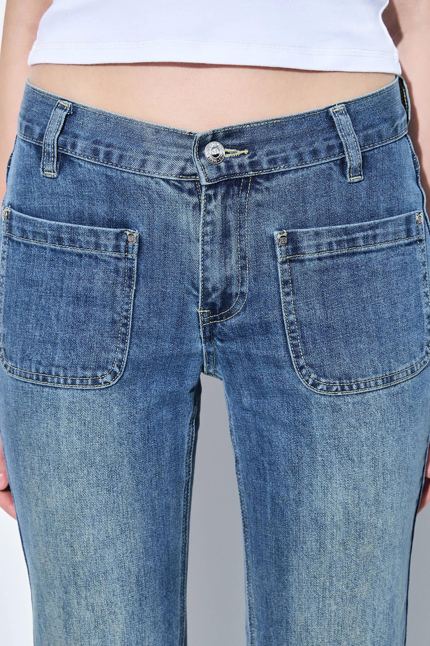 No.17| Mid Rise Bootcut Denim - Image 4