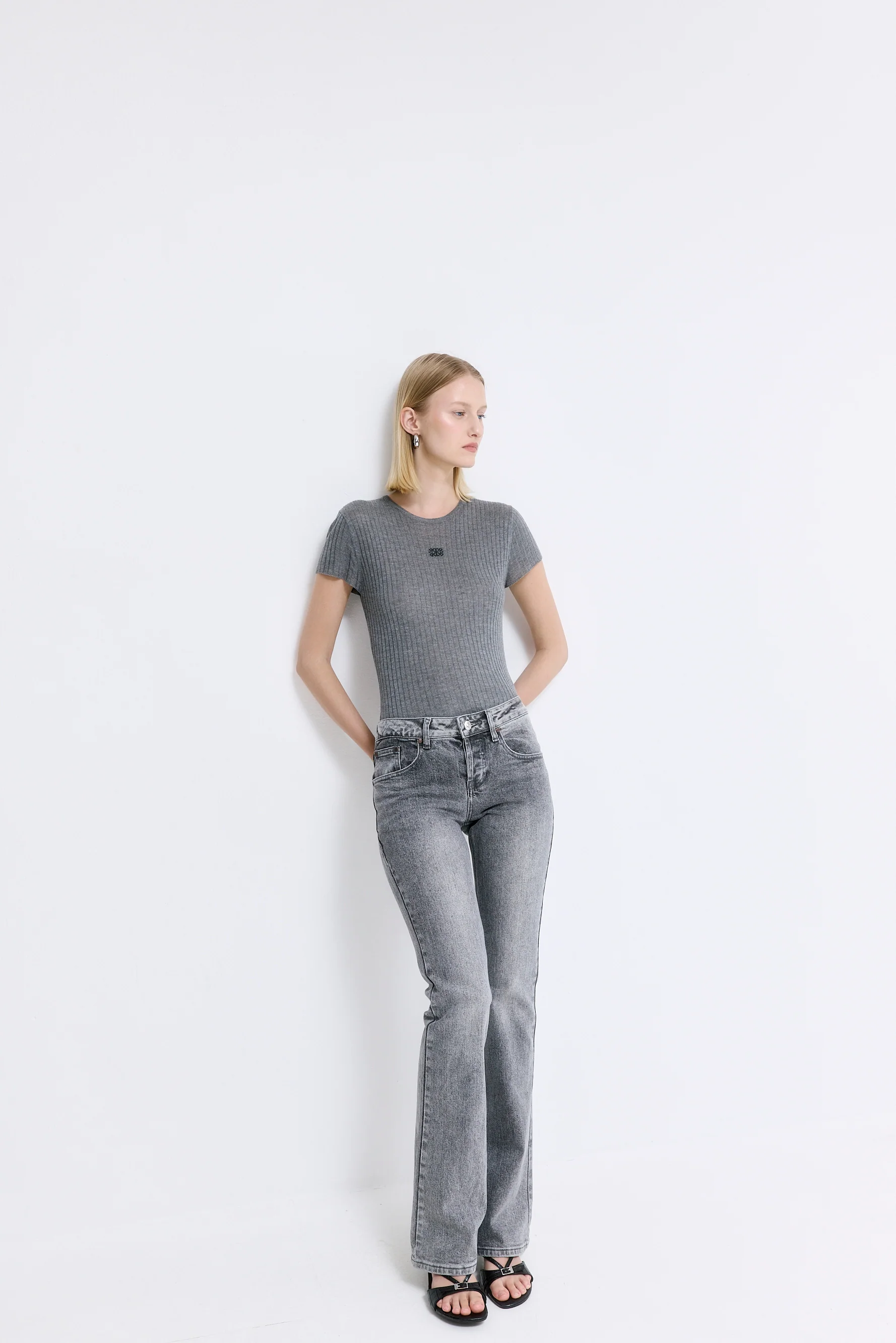 No.17| Mid Rise Bootcut Denim - Image 3
