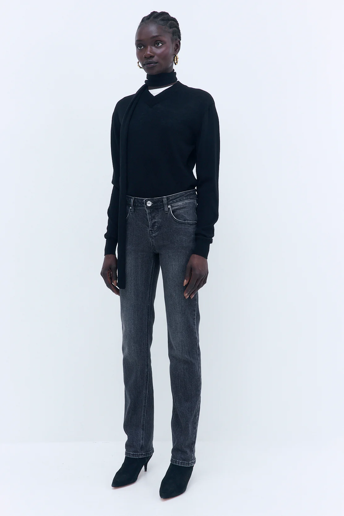 No.18| Mid Rise Fitted Denim - Image 4