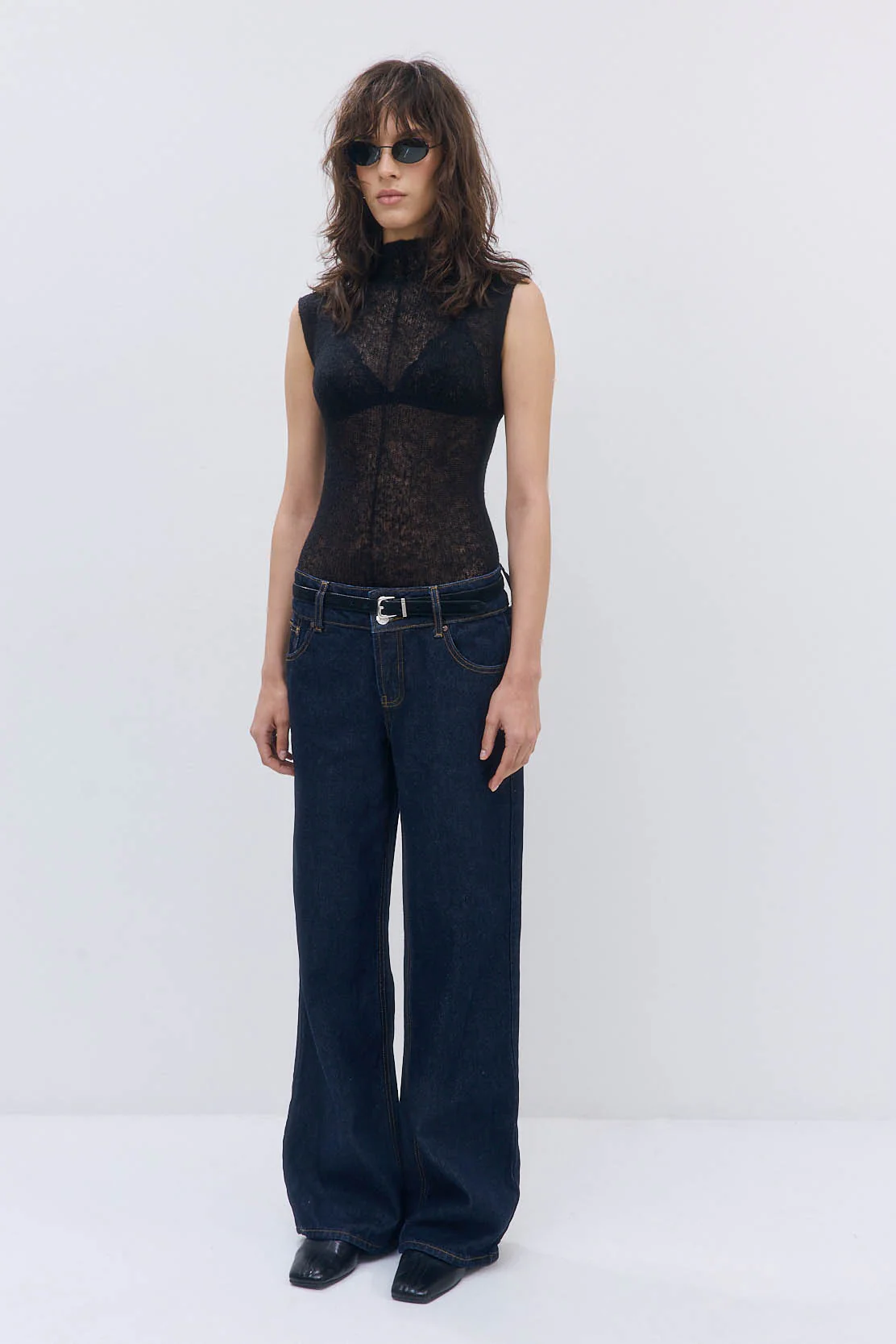 No.19| Low Rise Wide Leg Denim - Image 4