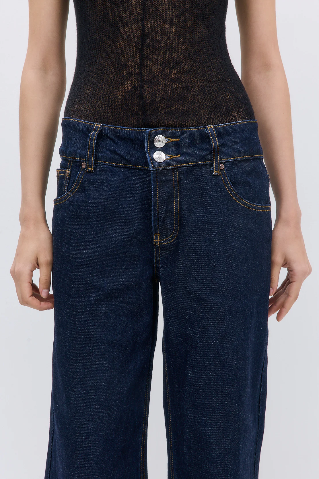 No.19| Low Rise Wide Leg Denim - Image 7