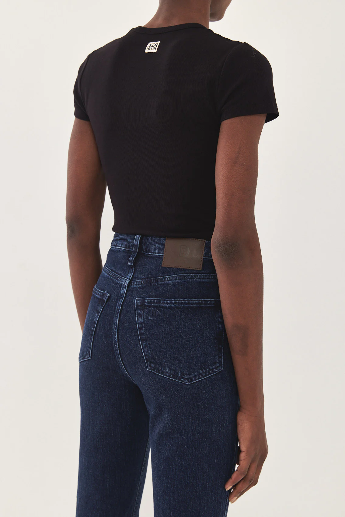 No.4 High Waist Slim Cropped Denim - Image 7