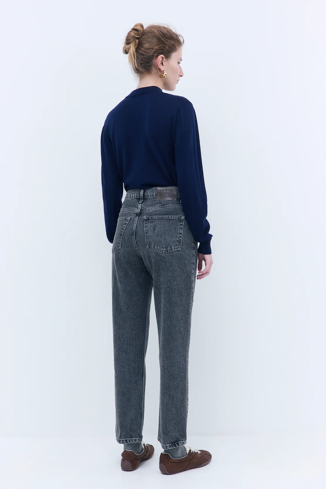 No.5| High Waist Straight Cropped Denim - Image 6