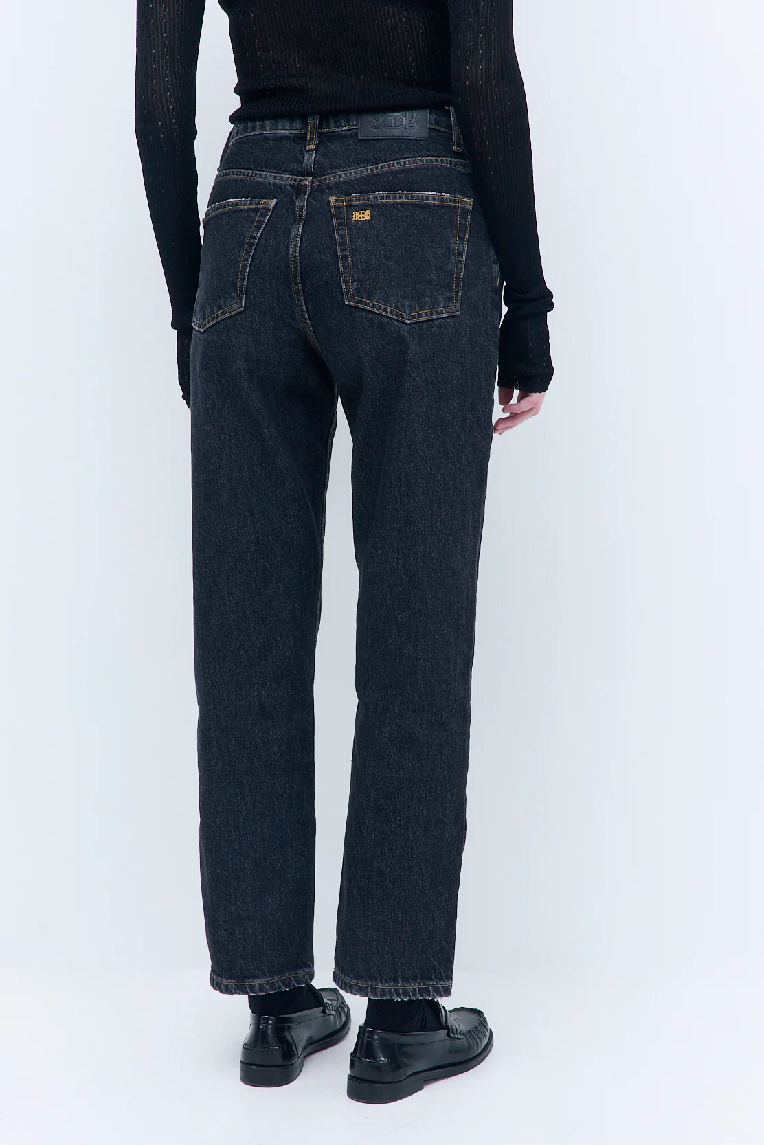 No.5| High Waist Straight Cropped Denim - Image 6
