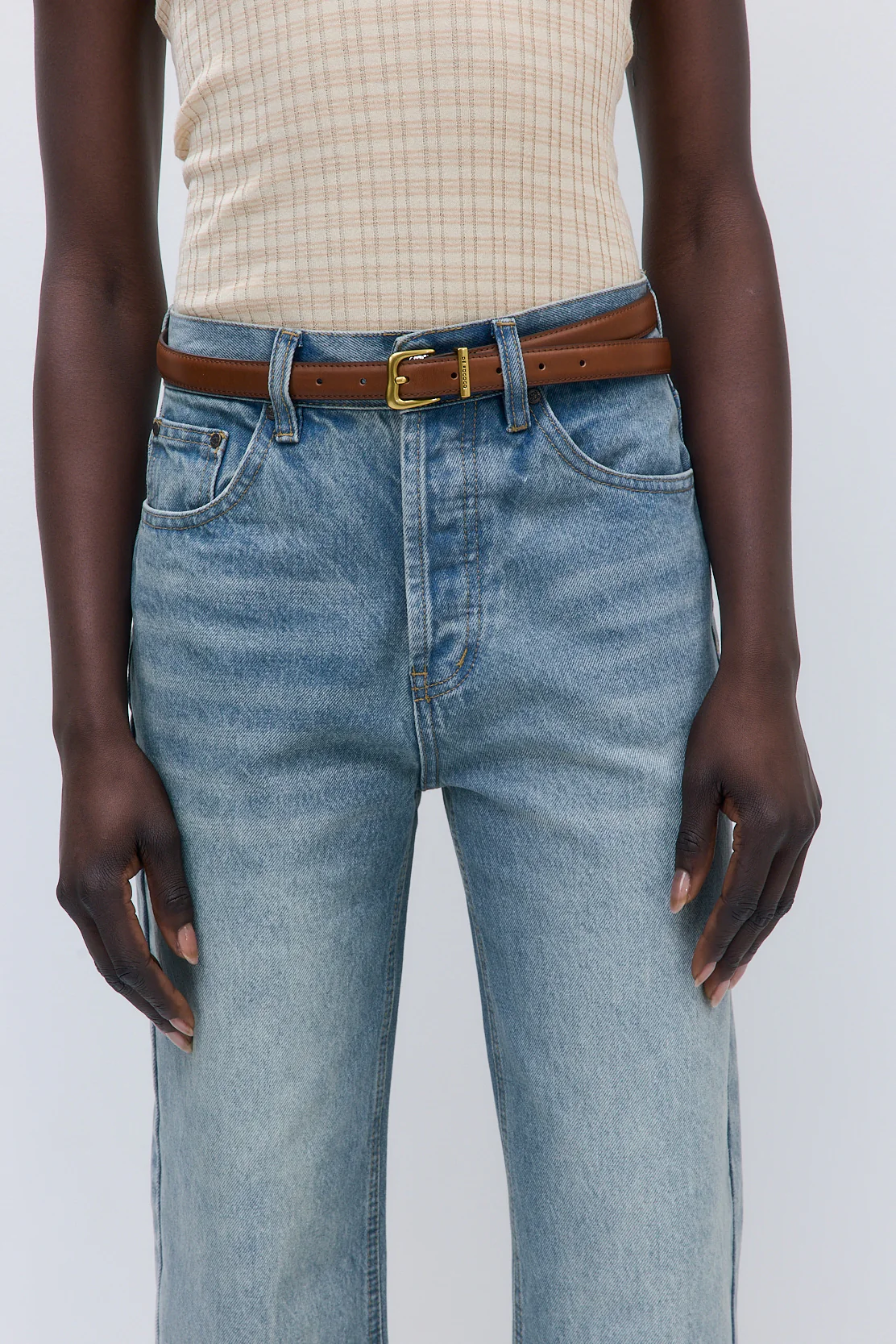 No.5| High Waist Straight Cropped Denim - Image 7