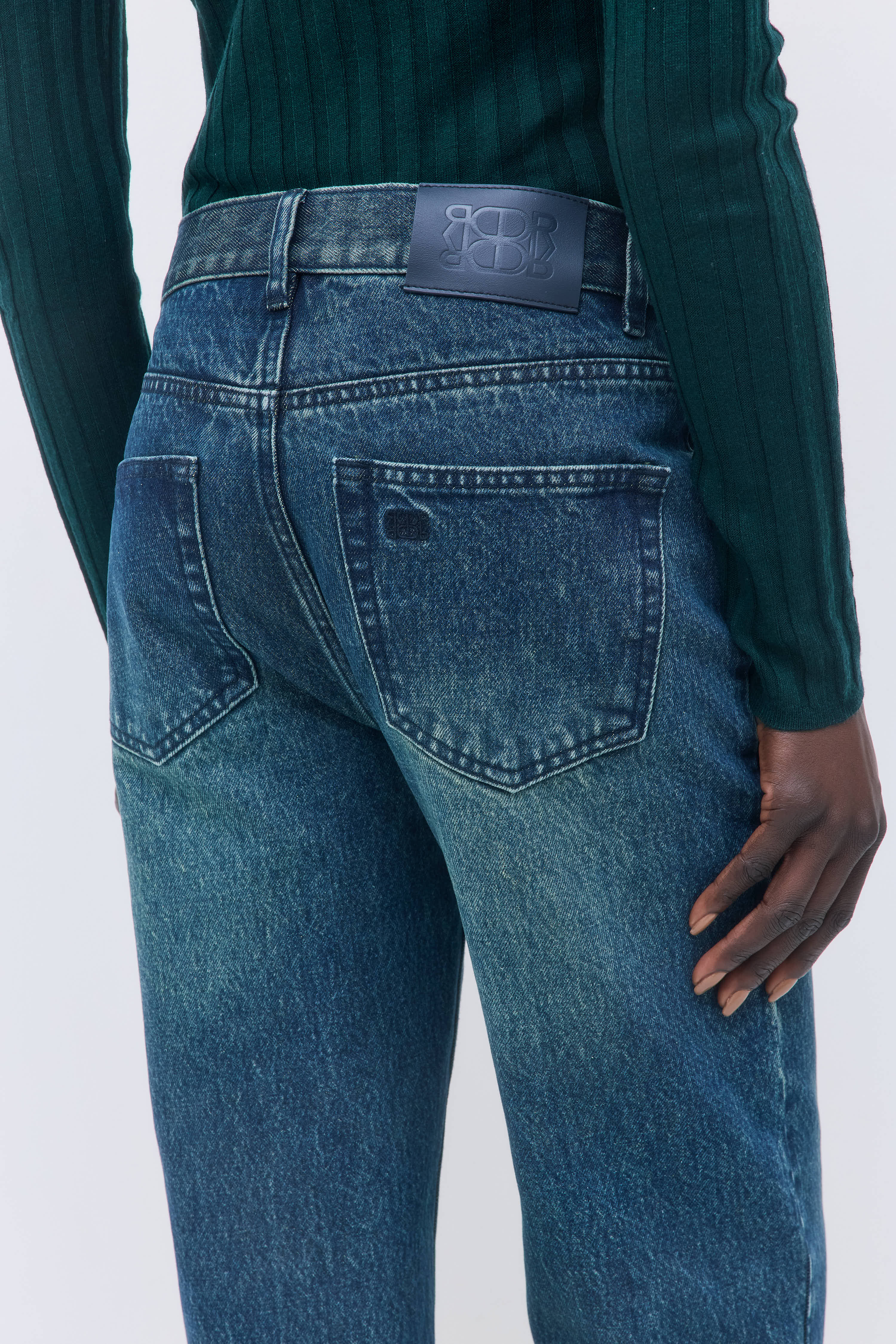 No.5| High Waist Straight Cropped Denim - Image 6