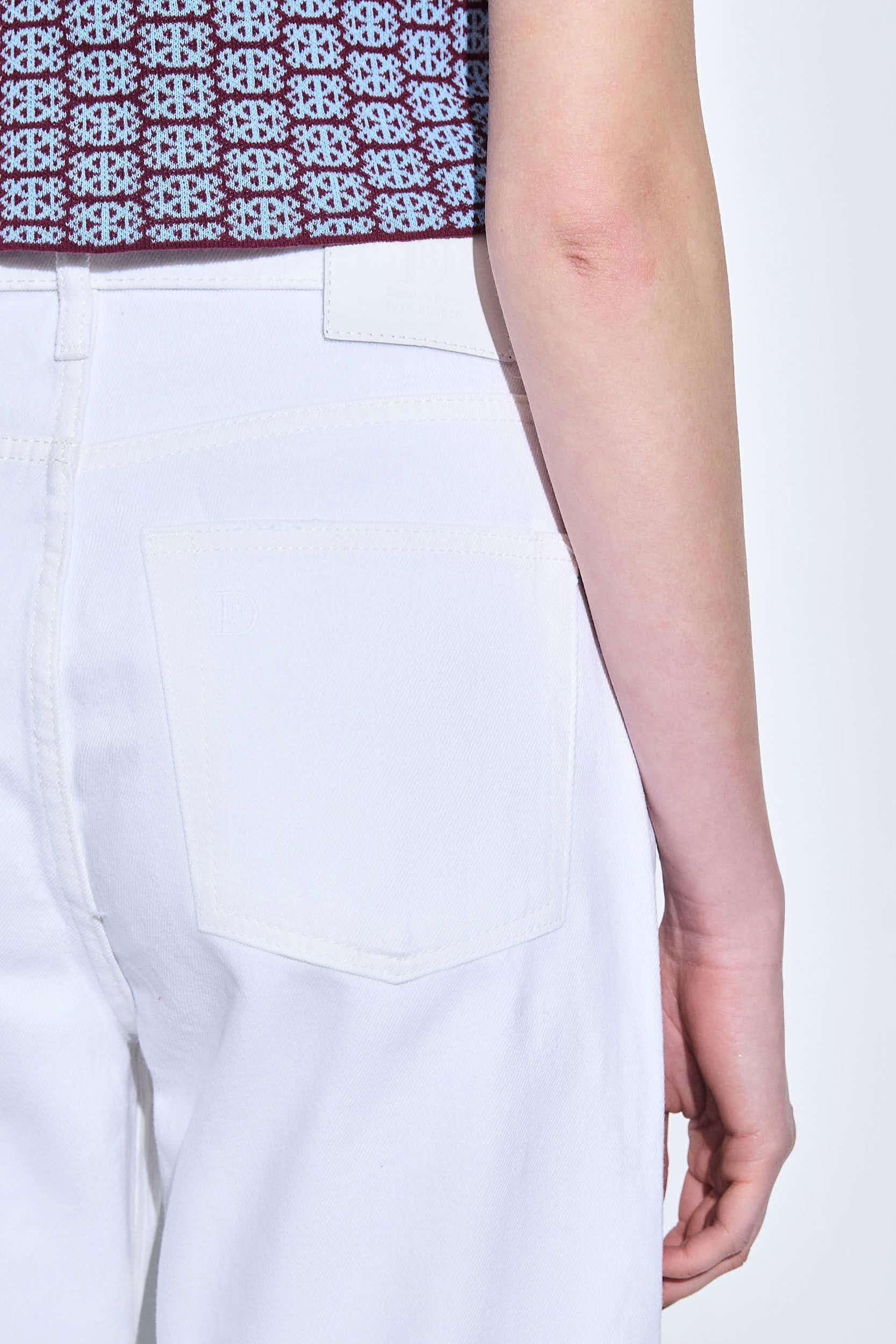 No.5| High Waist Straight Cropped Denim - Image 6