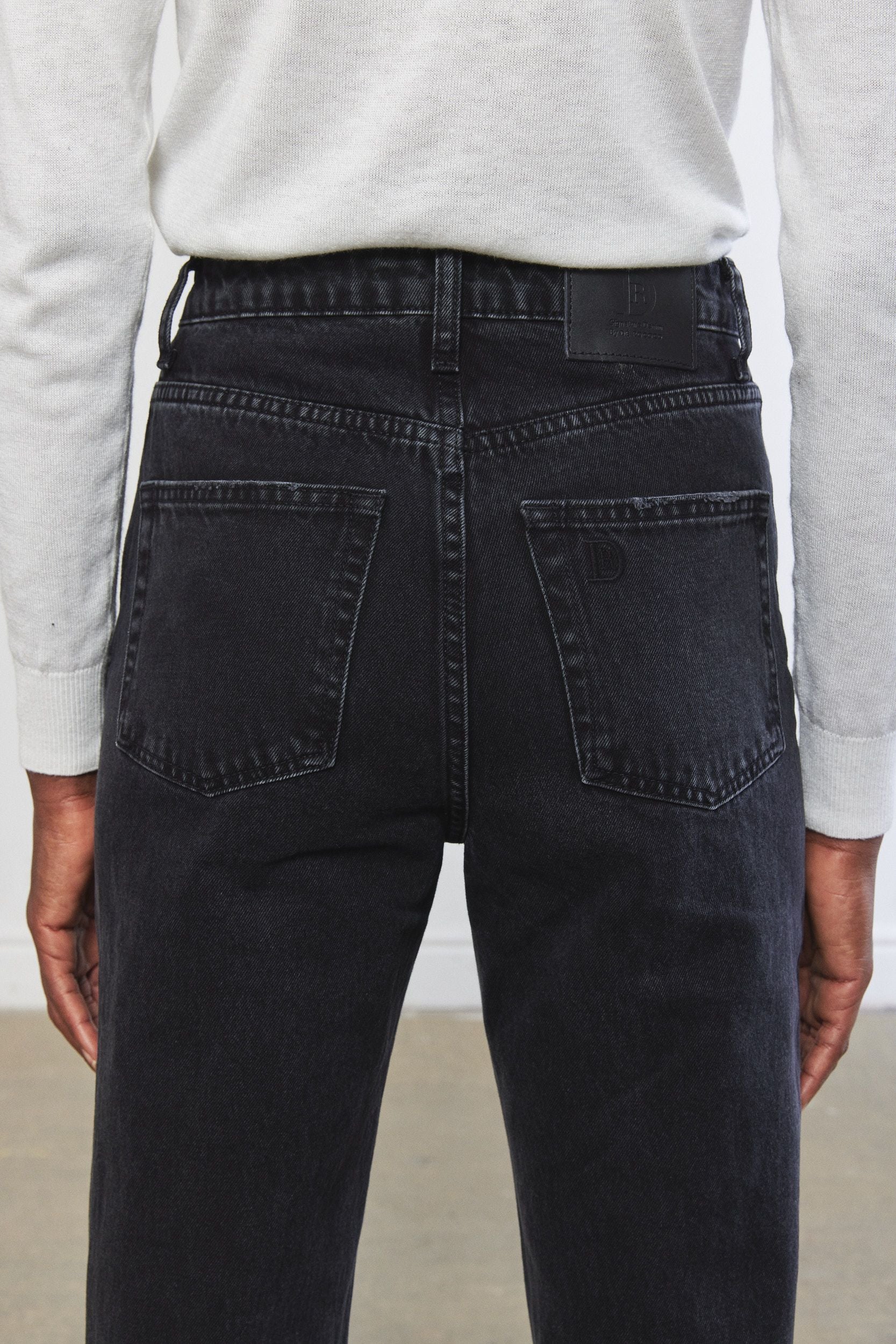 No.6| High Waist Straight Full Length Denim - Image 6