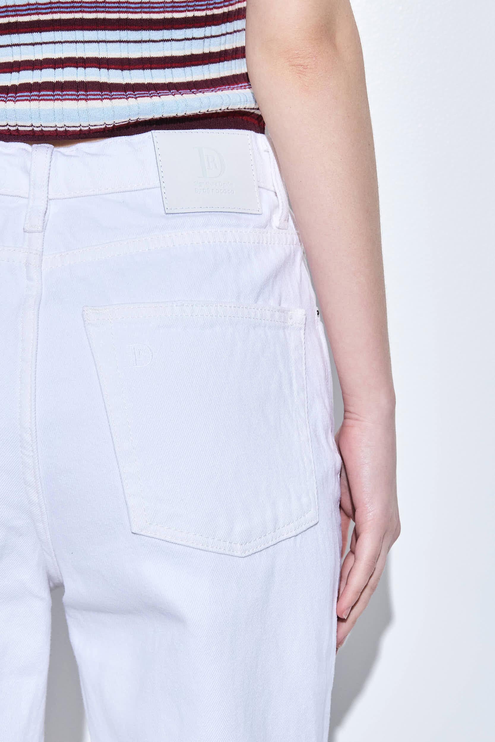 No.6| High Waisted Straight Full Length Denim - Image 6
