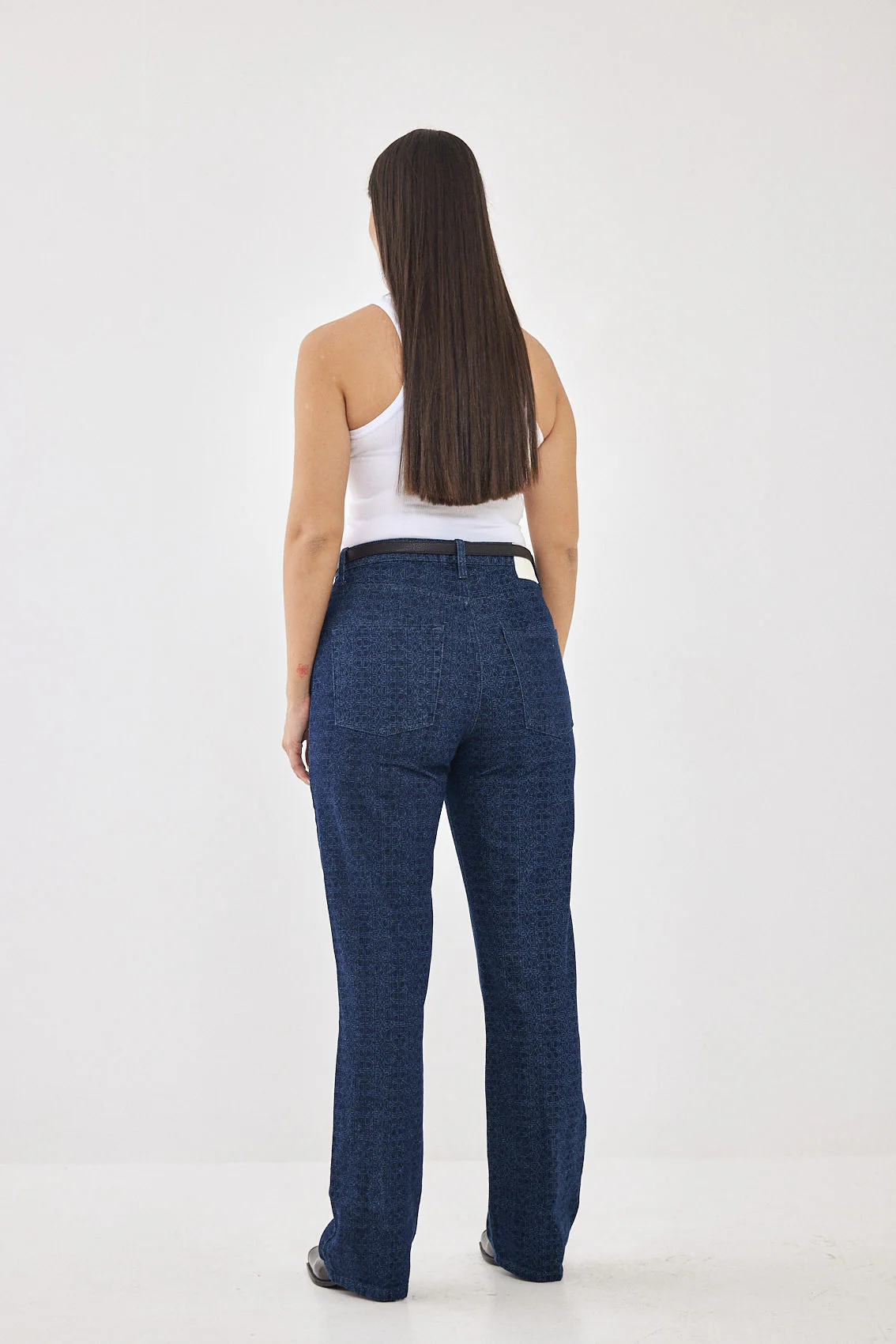 Dr Monogram No.6 High Waist Straight Denim - Image 14