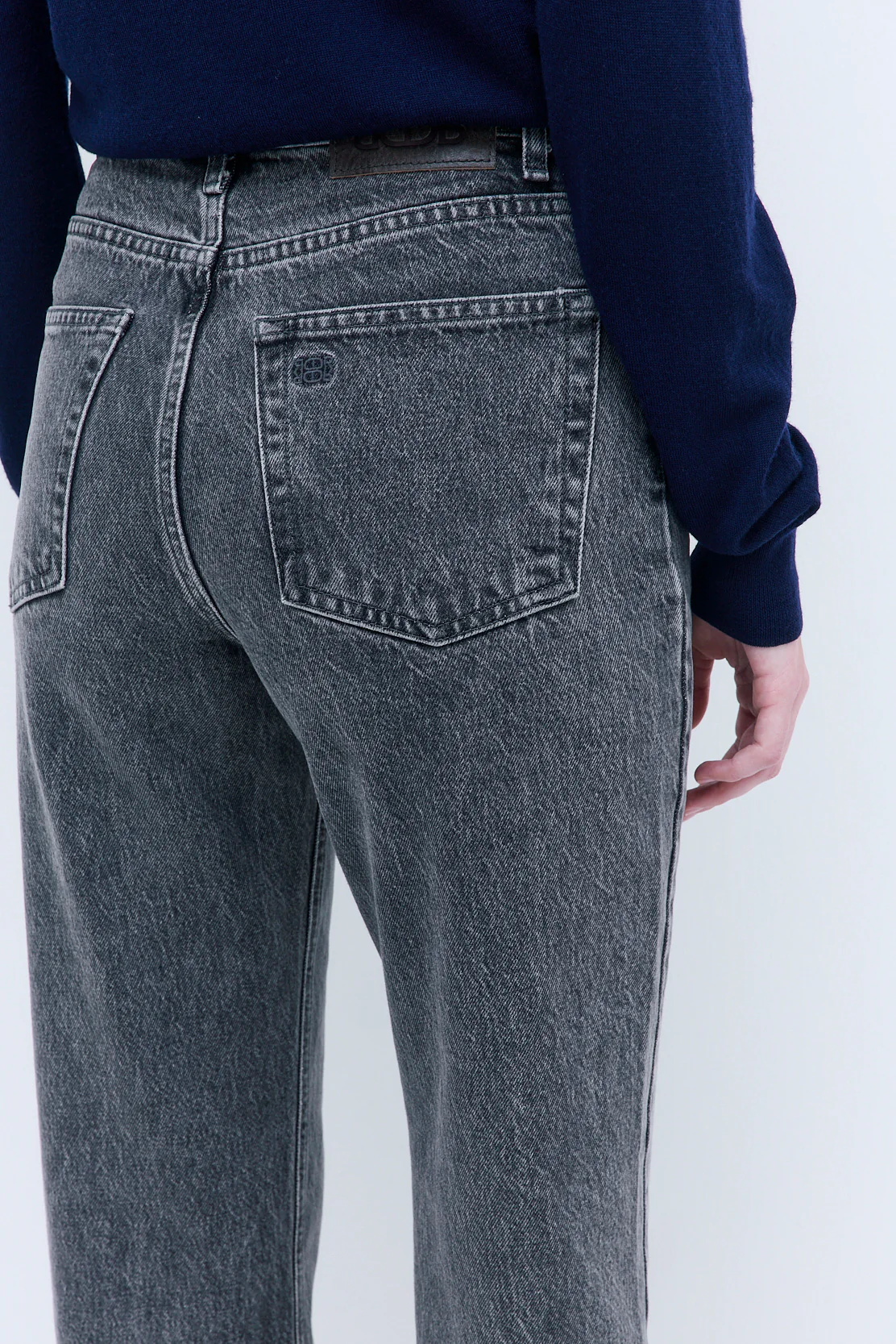 No.6| High Waisted Straight Full Length Denim - Image 7