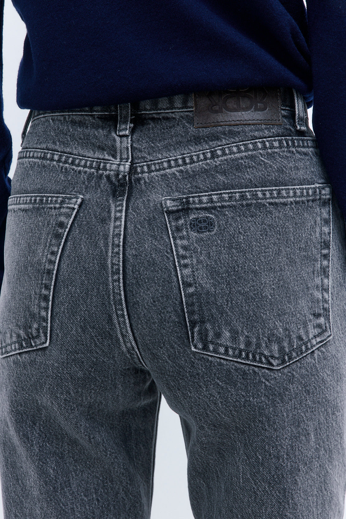 No.6| High Waisted Straight Full Length Denim - Image 8
