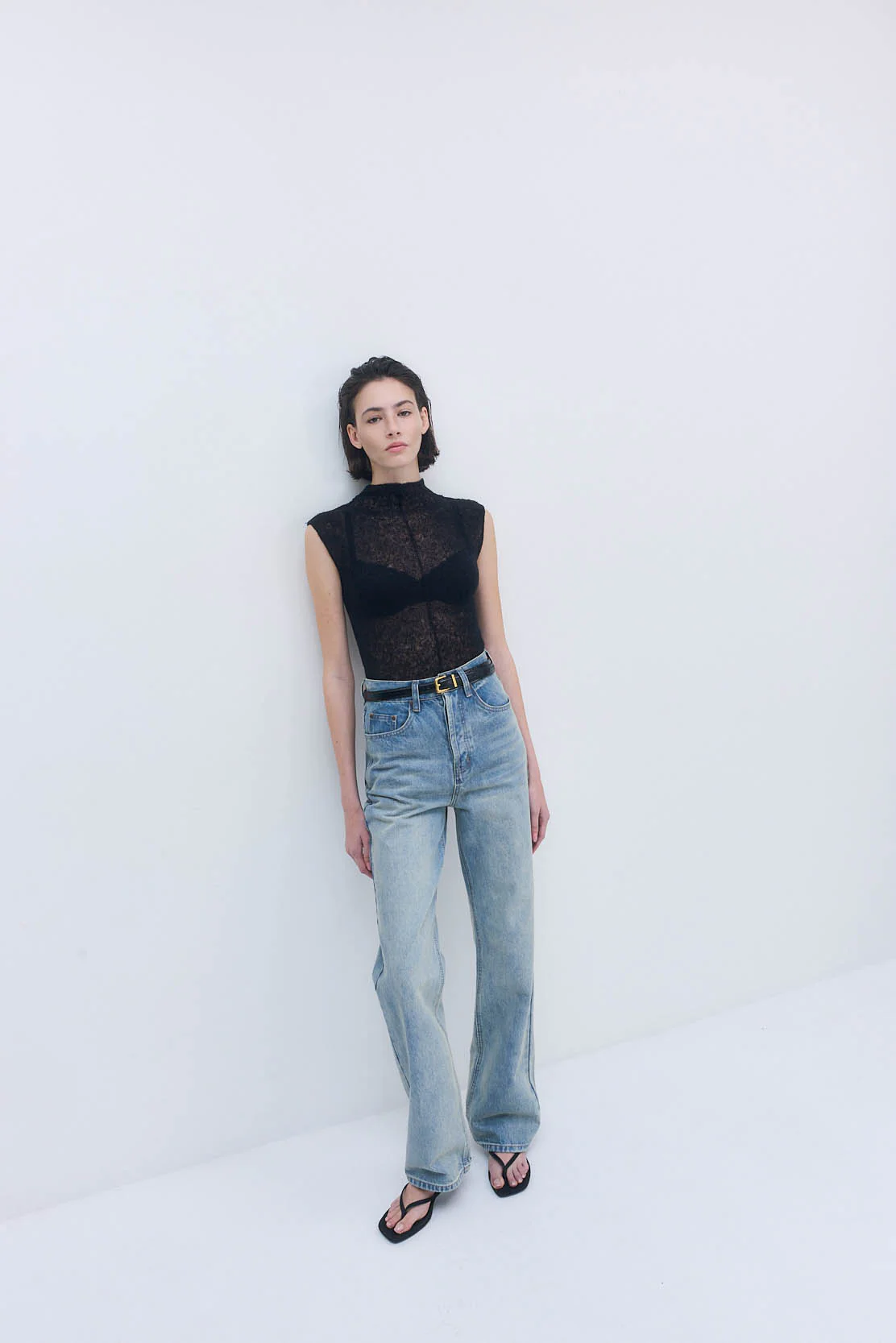 No.8| High Waisted Wide Leg Denim - Image 3