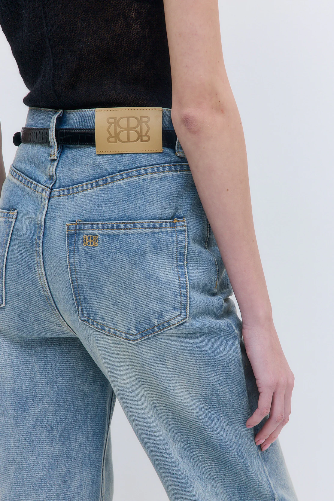 No.8| High Waisted Wide Leg Denim - Image 6