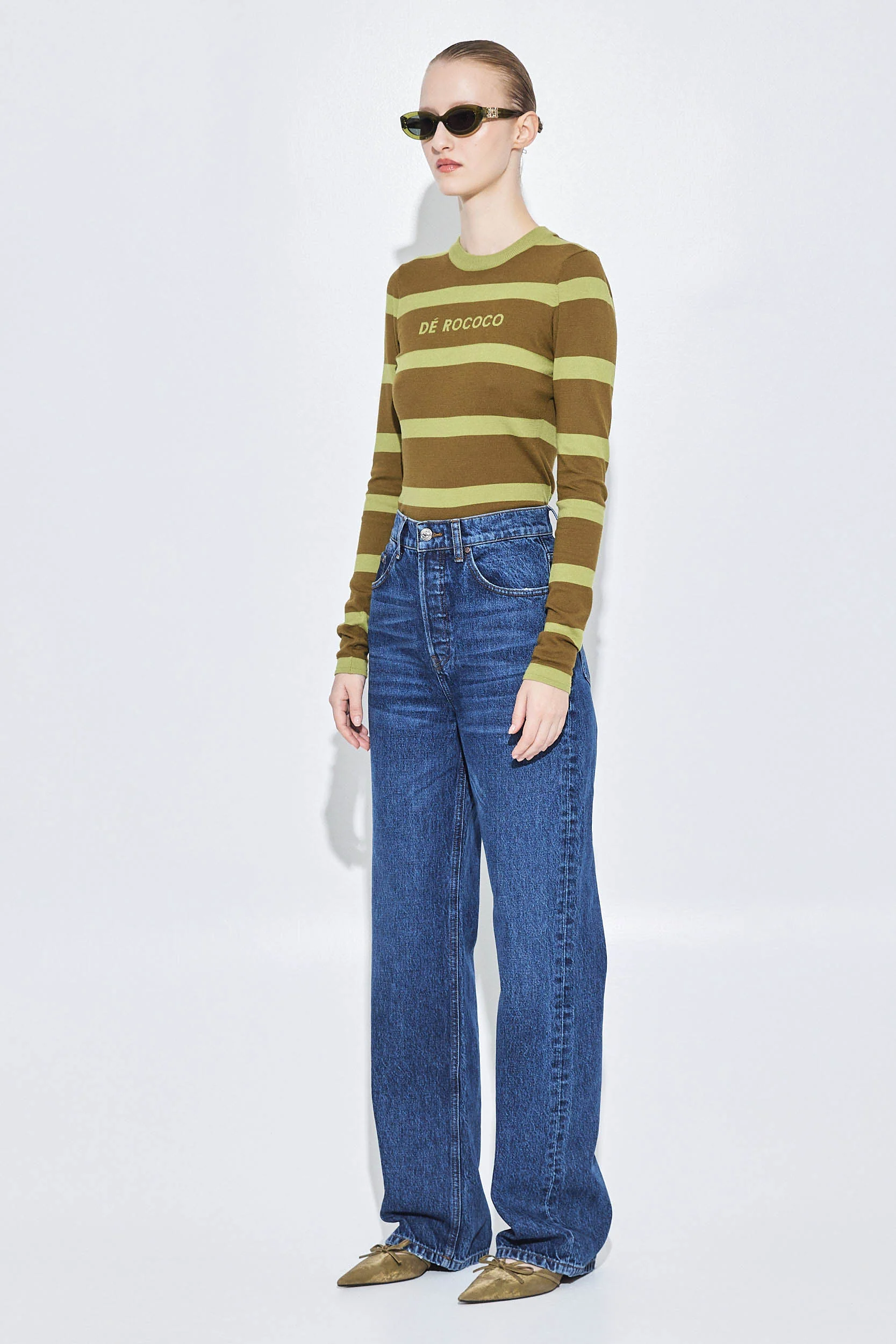 No.8| High Waisted Wide Leg Denim - Image 4