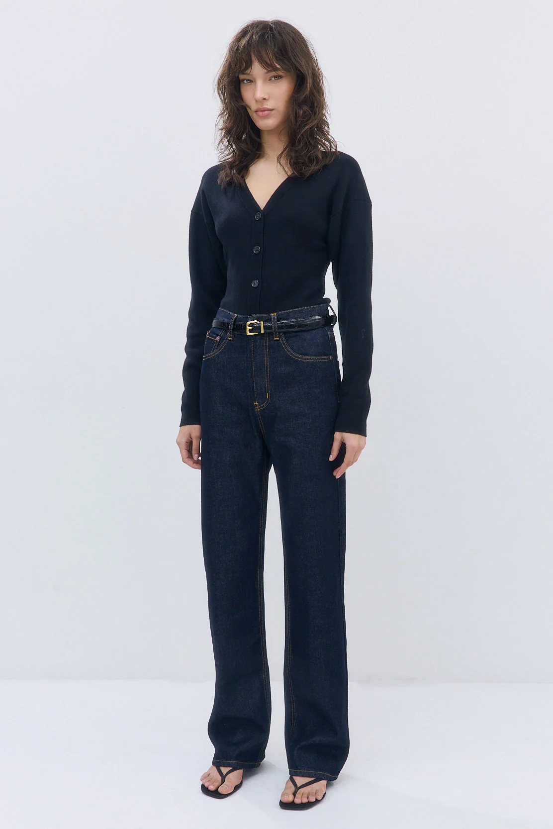 No.8| High Waisted Wide Leg Denim - Image 4