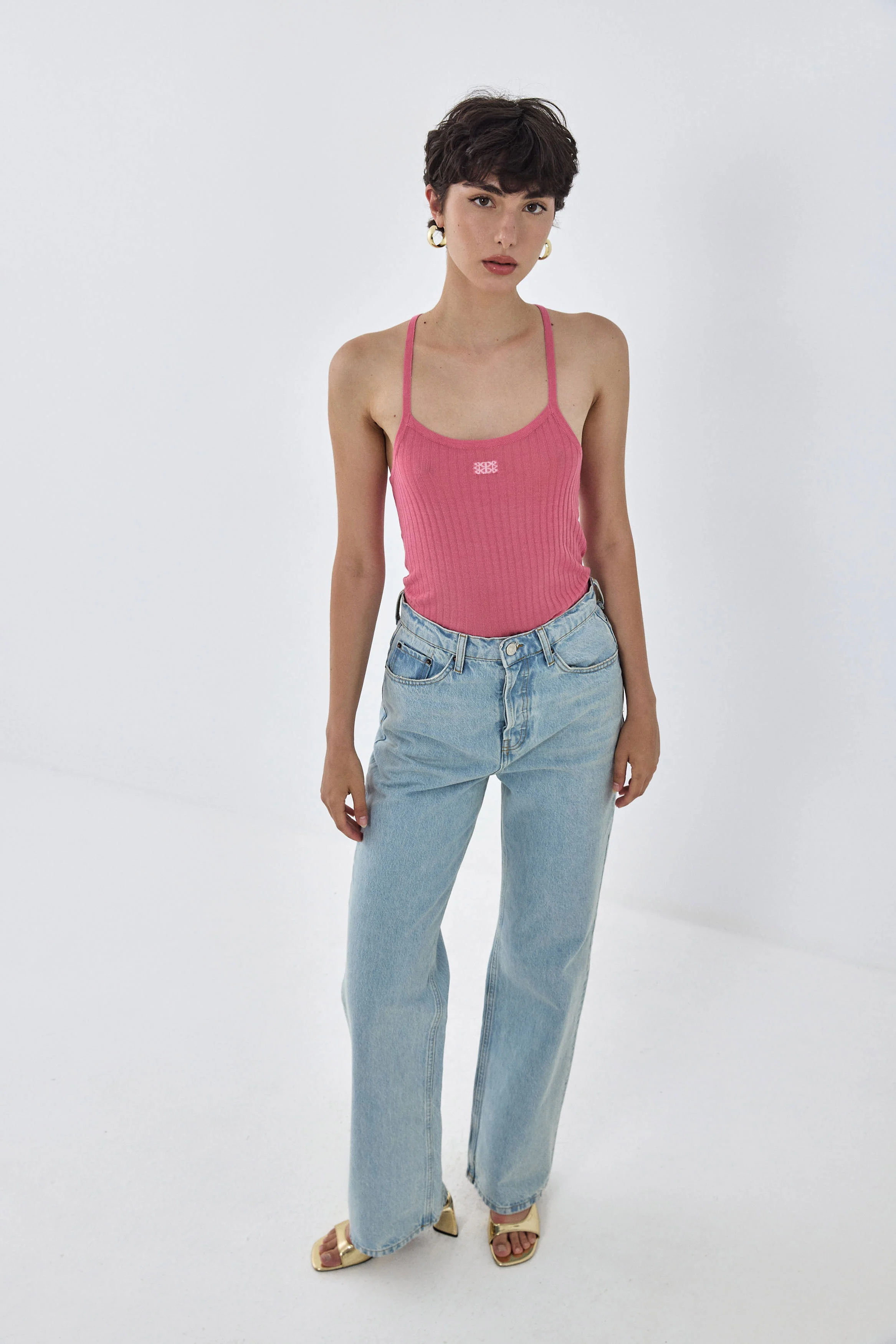 No.8| High Waisted Wide Leg Denim - Image 3
