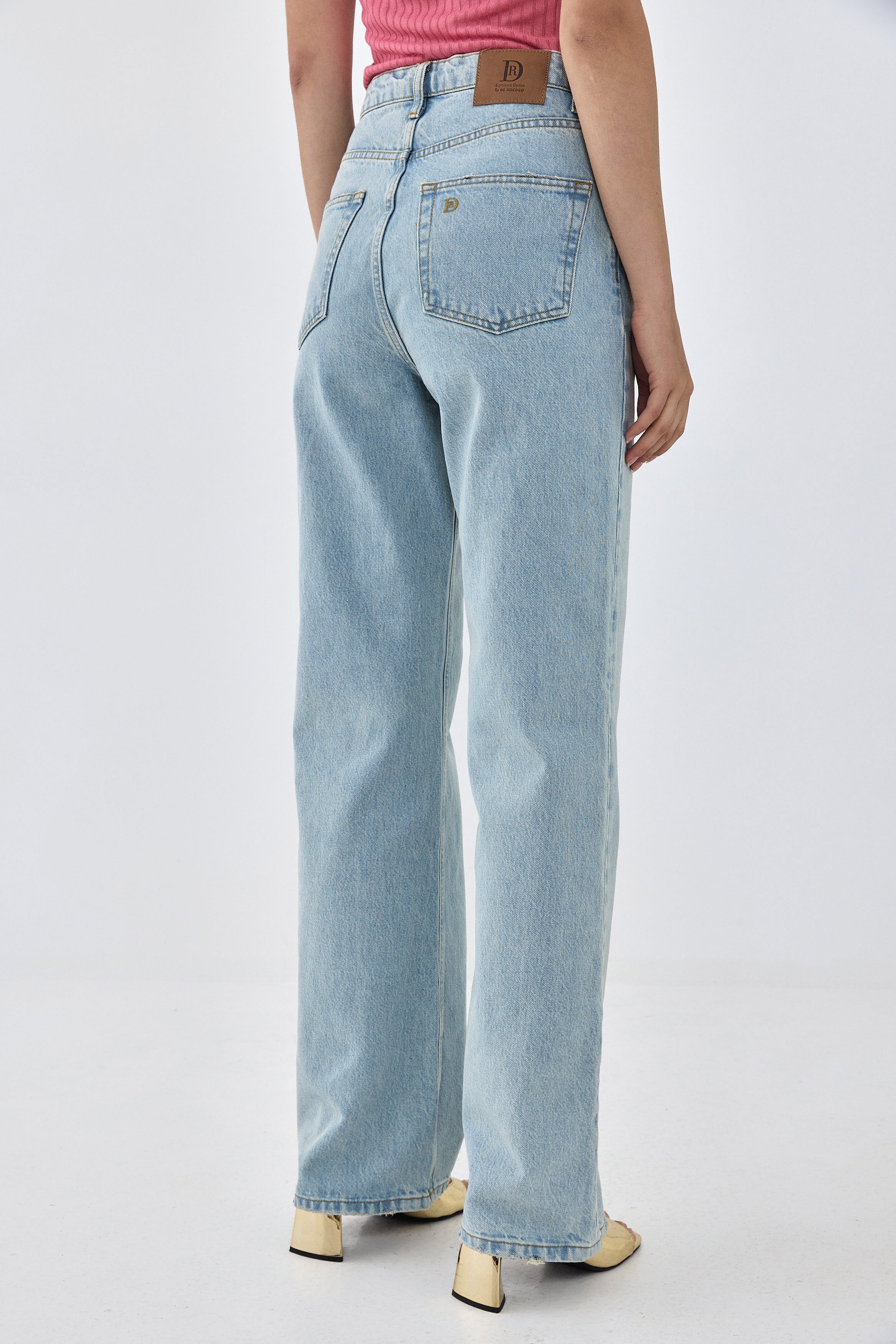 No.8| High Waisted Wide Leg Denim - Image 5