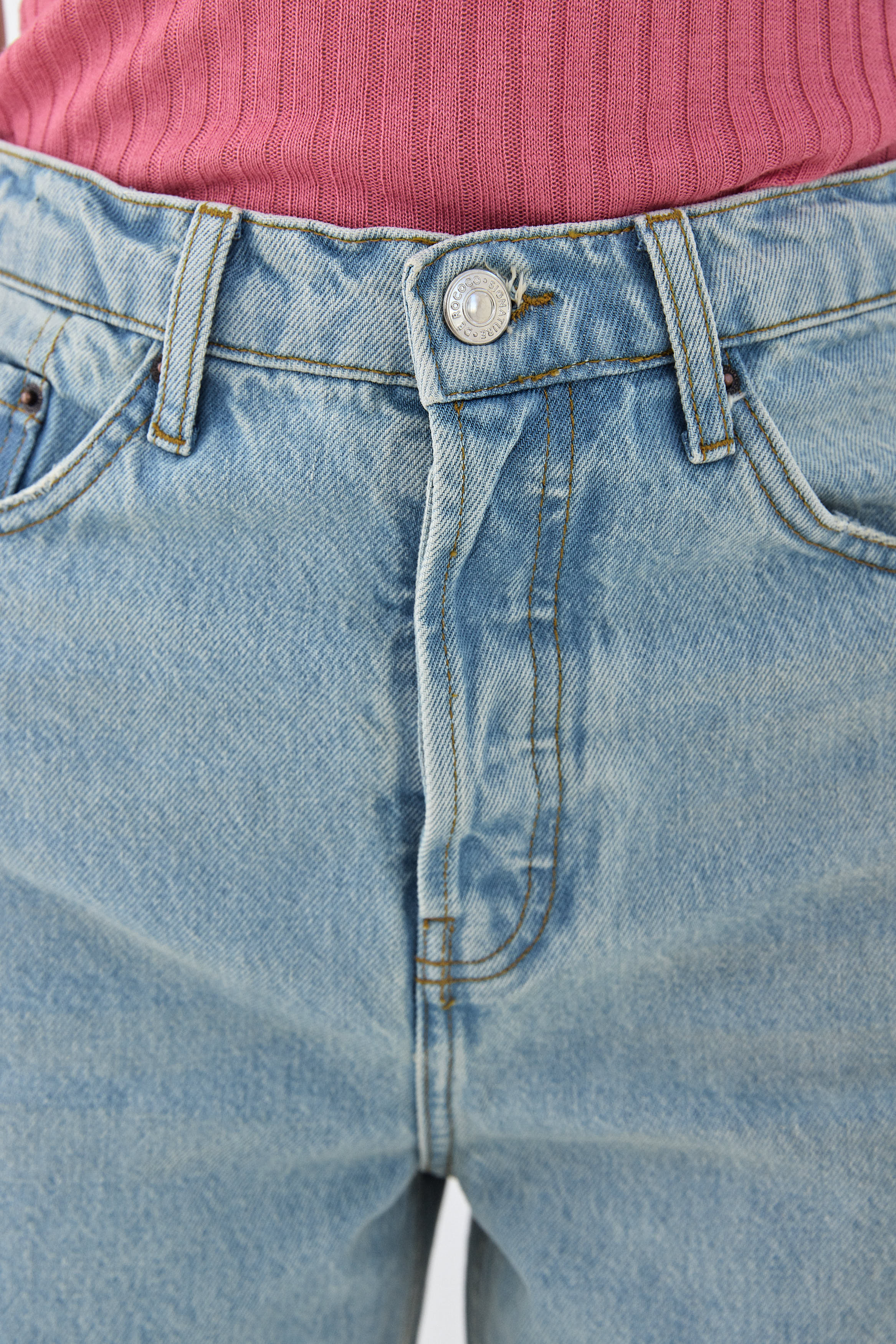 No.8| High Waisted Wide Leg Denim - Image 7