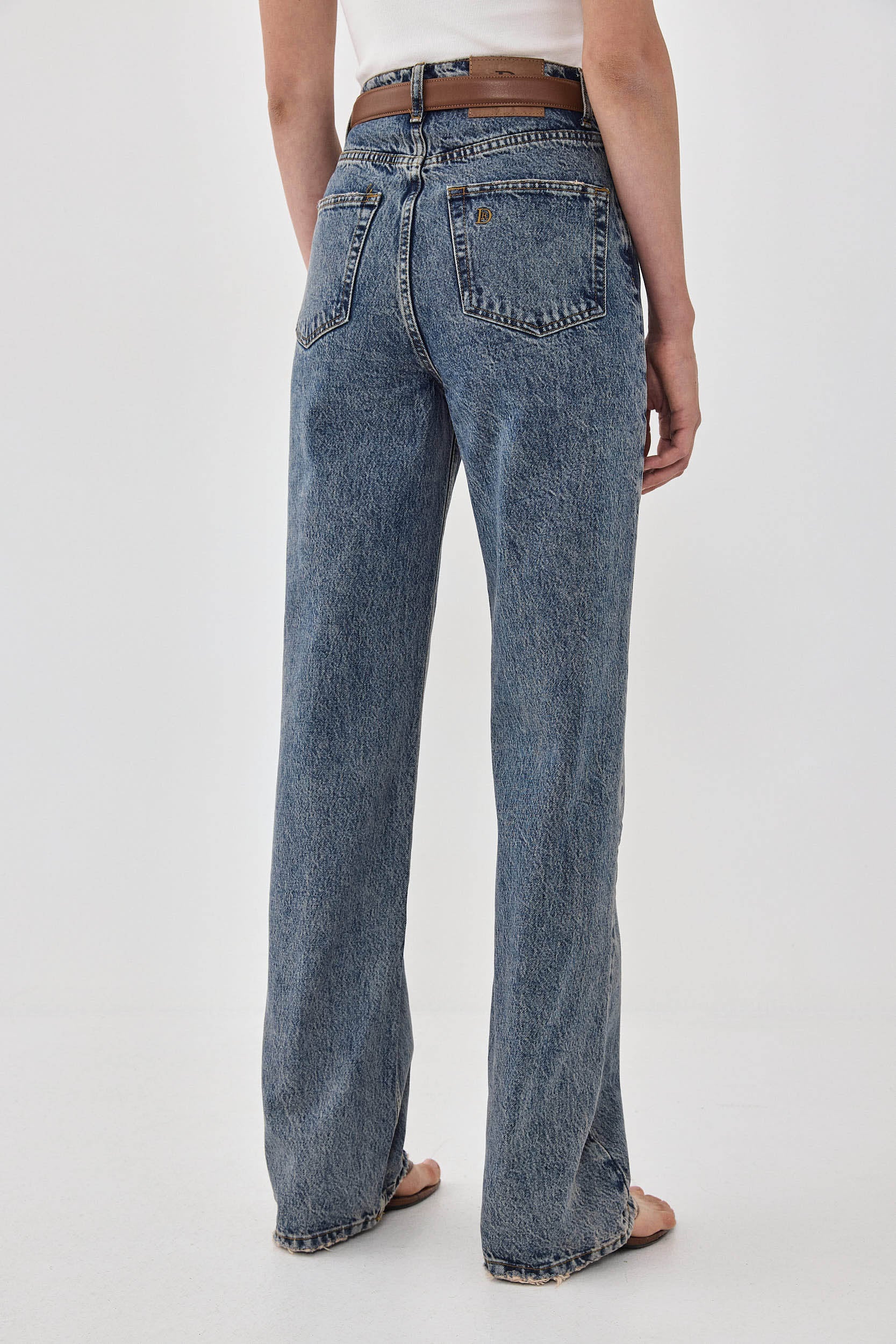 No.8| High Waisted Wide Leg Denim - Image 5