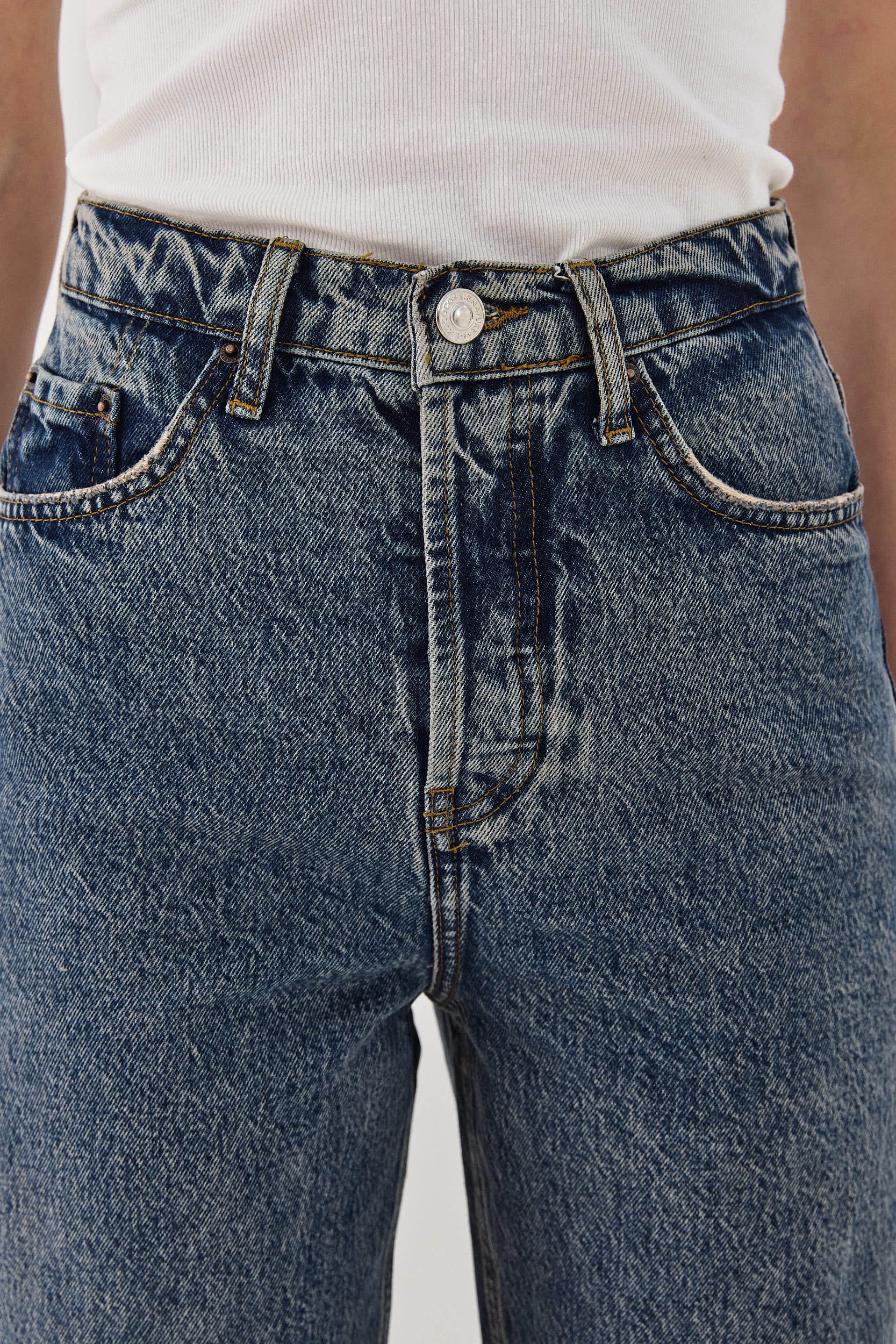 No.8| High Waisted Wide Leg Denim - Image 6