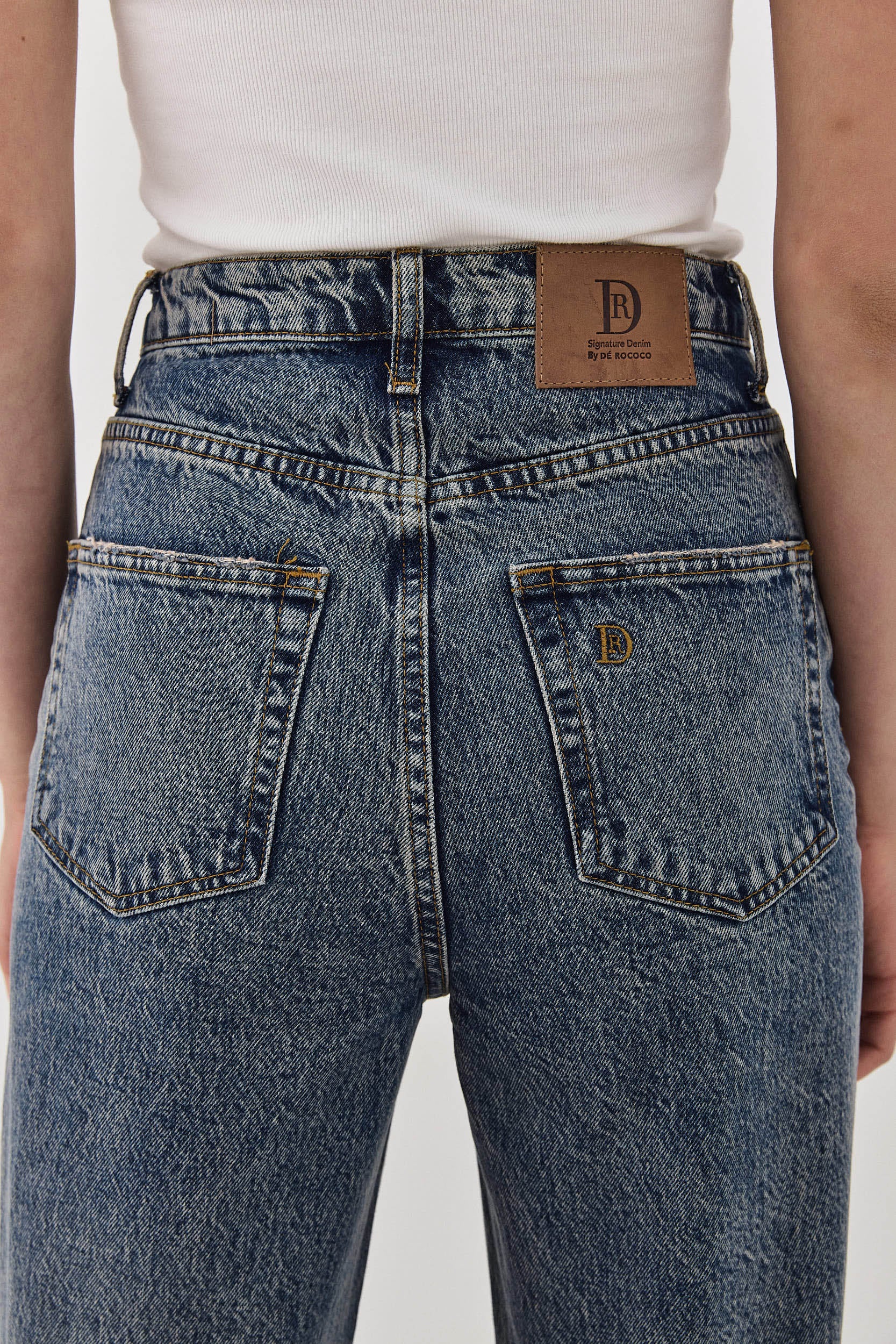 No.8| High Waisted Wide Leg Denim - Image 7