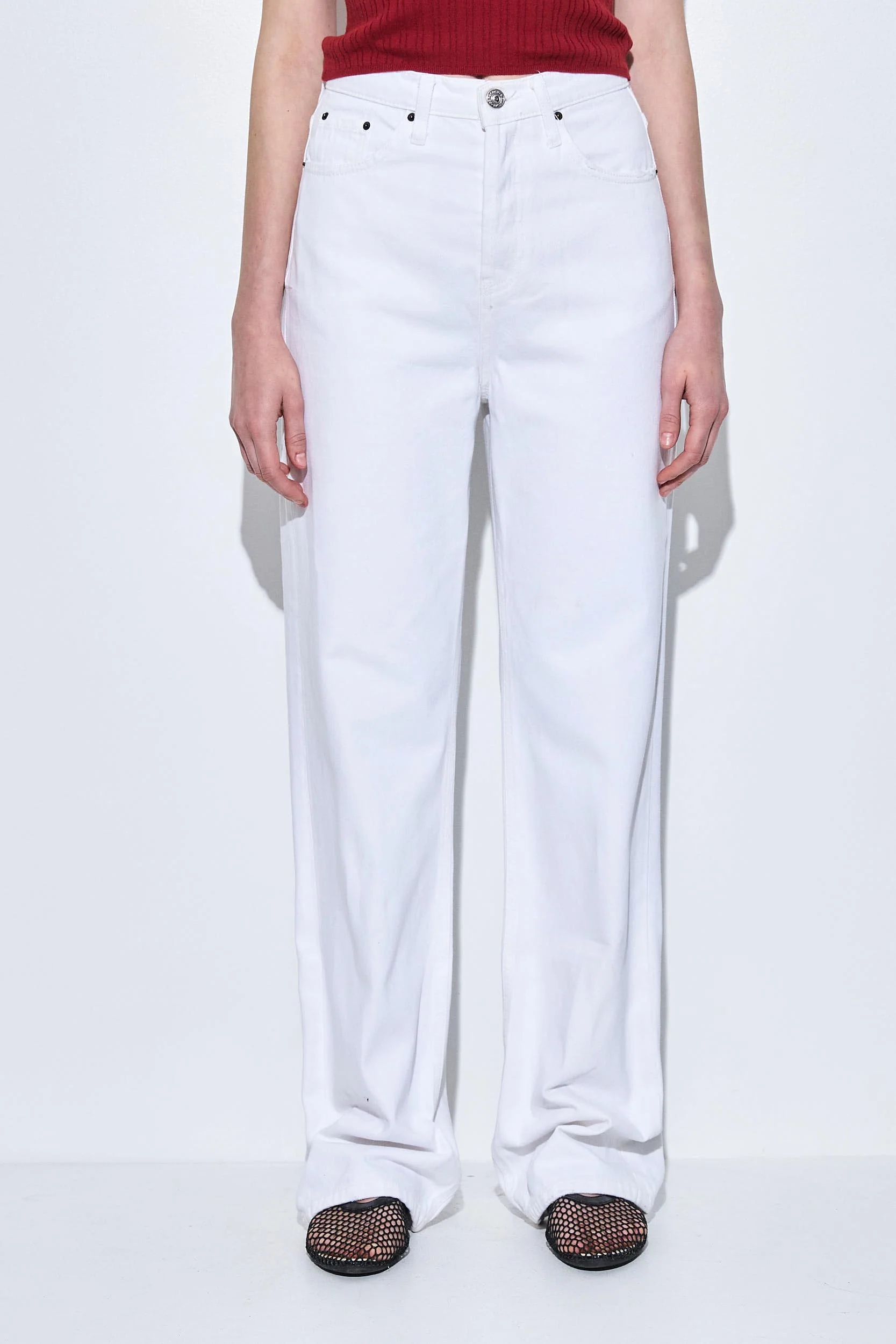 No.8| High Waisted Wide Leg Denim - Image 2