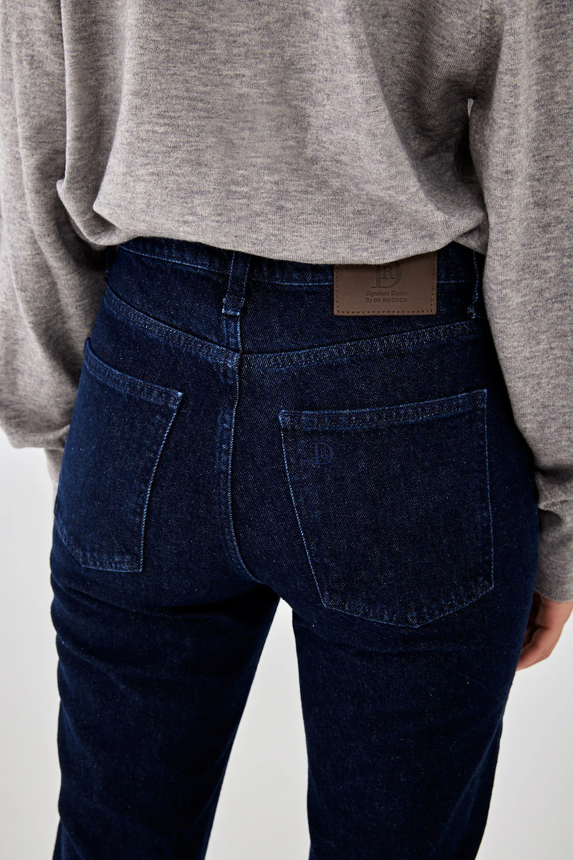 No.9| High Waist Straight Cropped Denim - Image 6