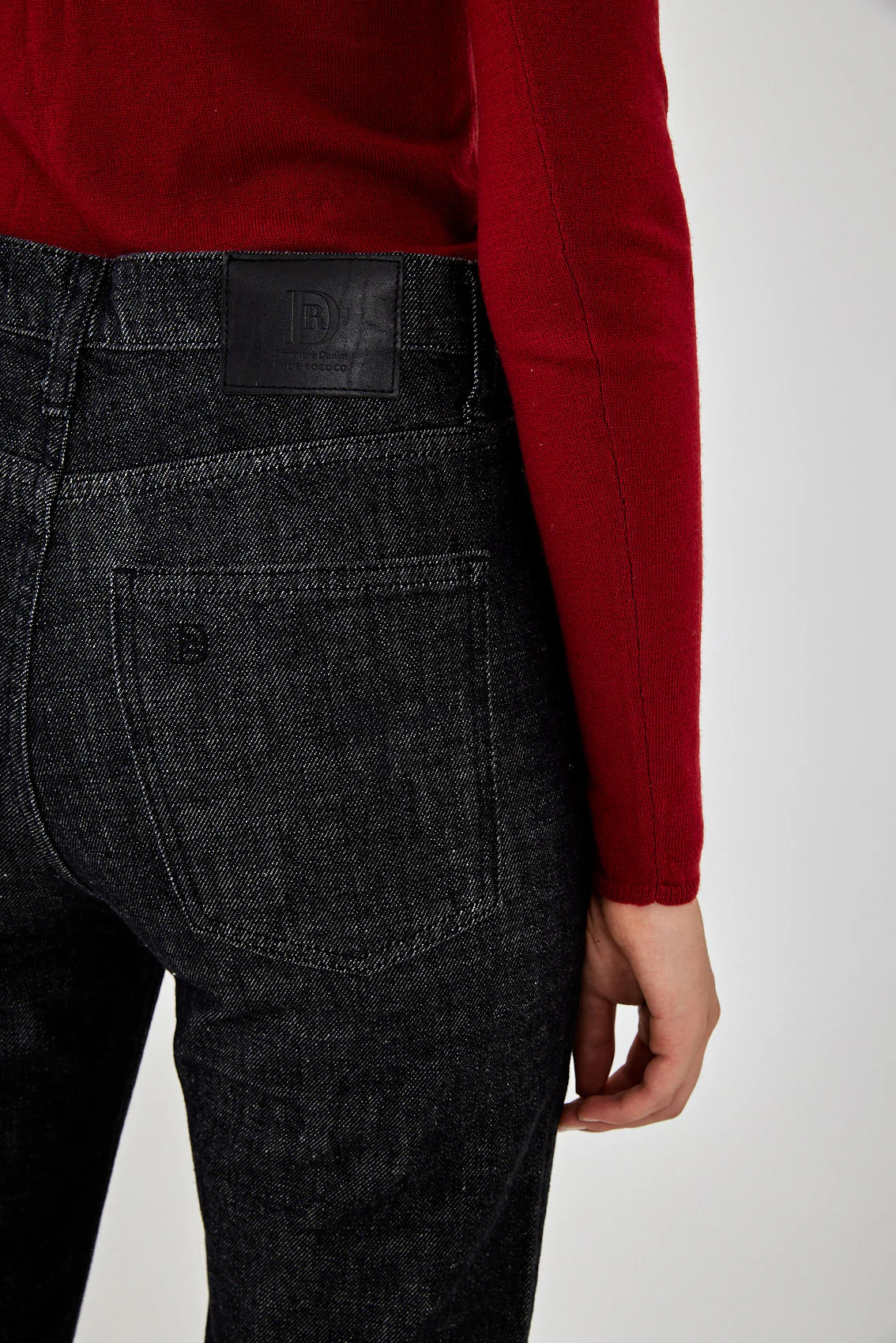 No.9| High Waist Straight Cropped Denim - Image 6