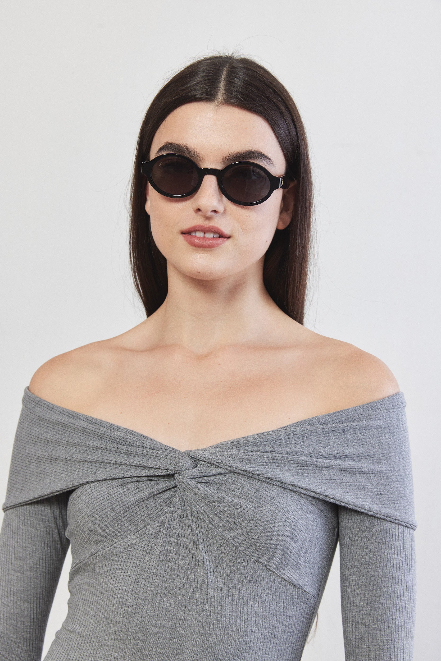Off Shoulder Ribbed Dress - Image 2