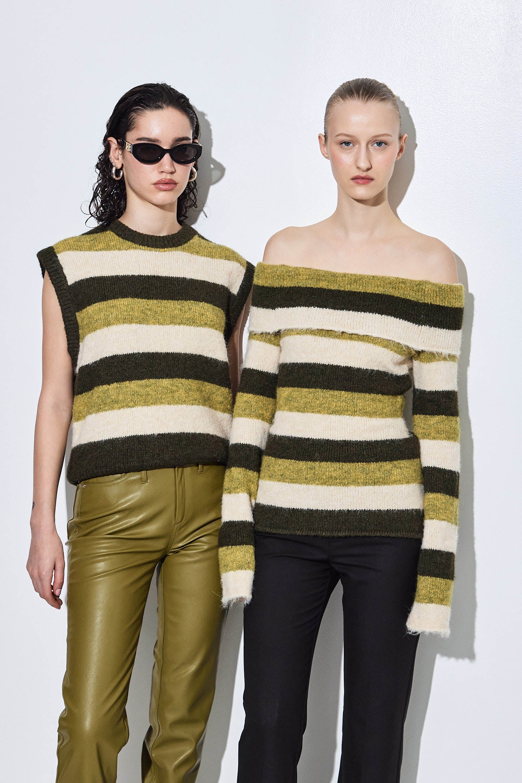 Off Shoulder Fuzzy Knit - Image 8