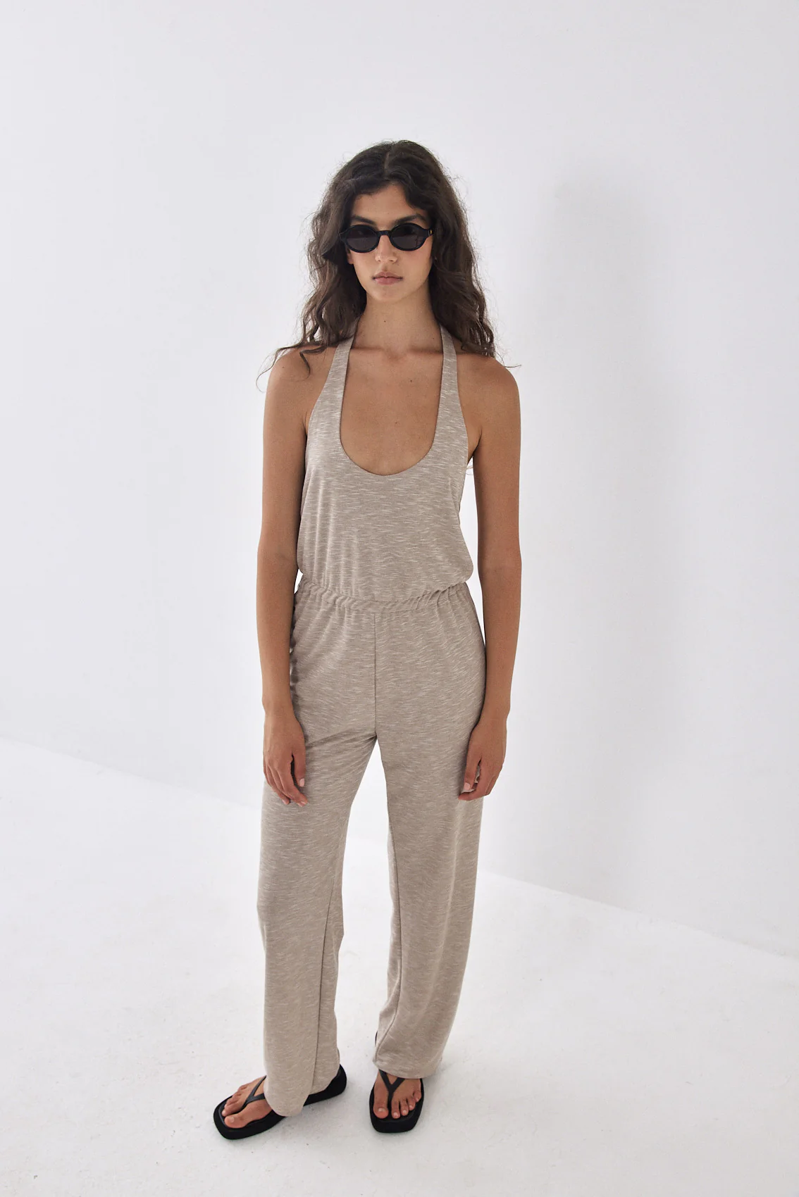 Open Back Lounge Jumpsuit - Image 3