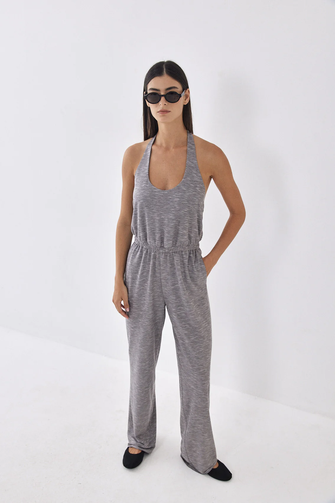 Open Back Lounge Jumpsuit - Image 3