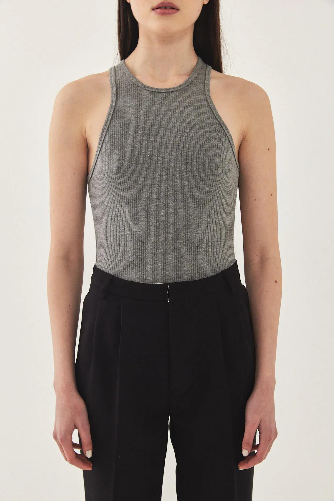 Open Back Ribbed Bodysuit - Image 7