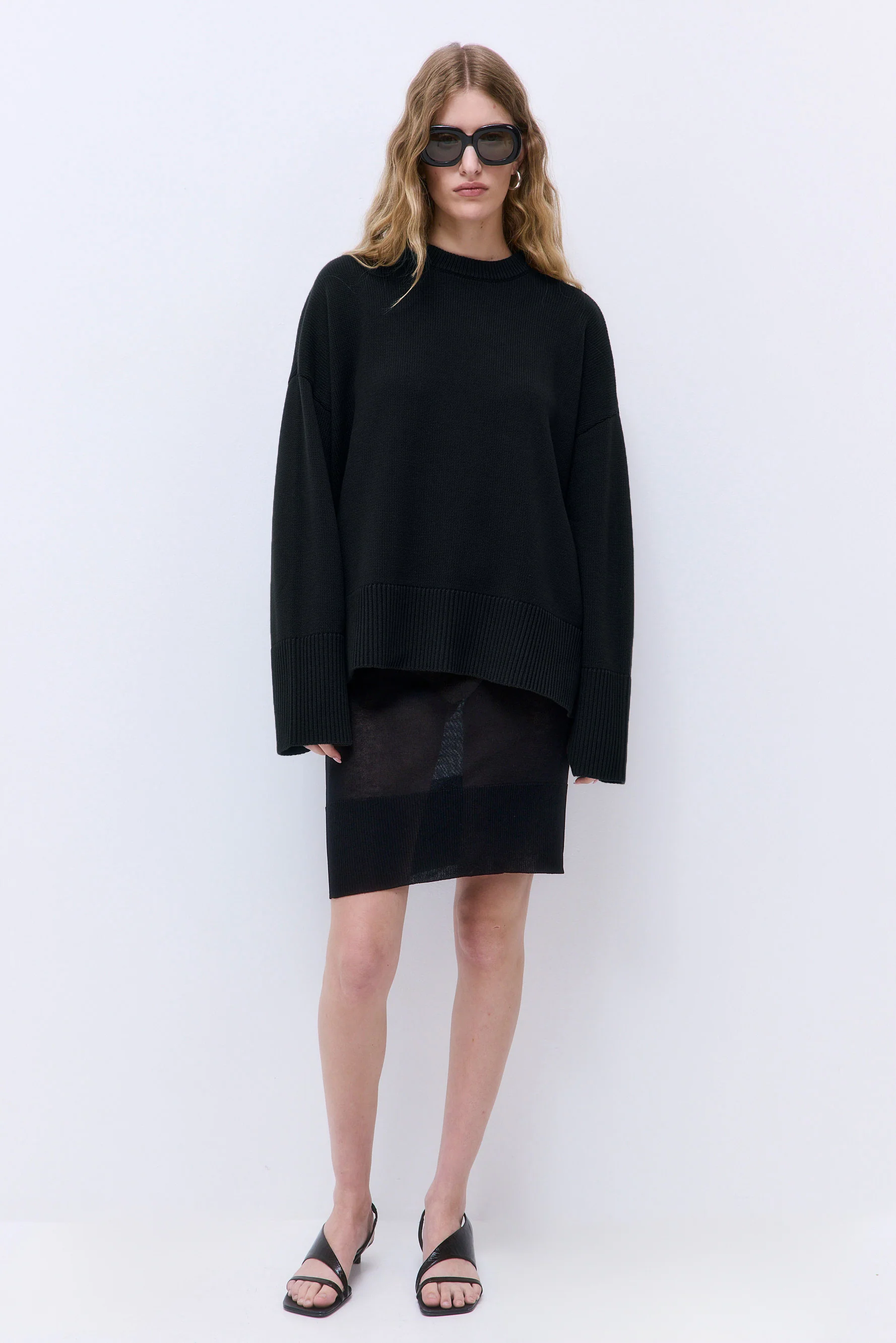 Oversized Crew Neck Jumper - Image 2