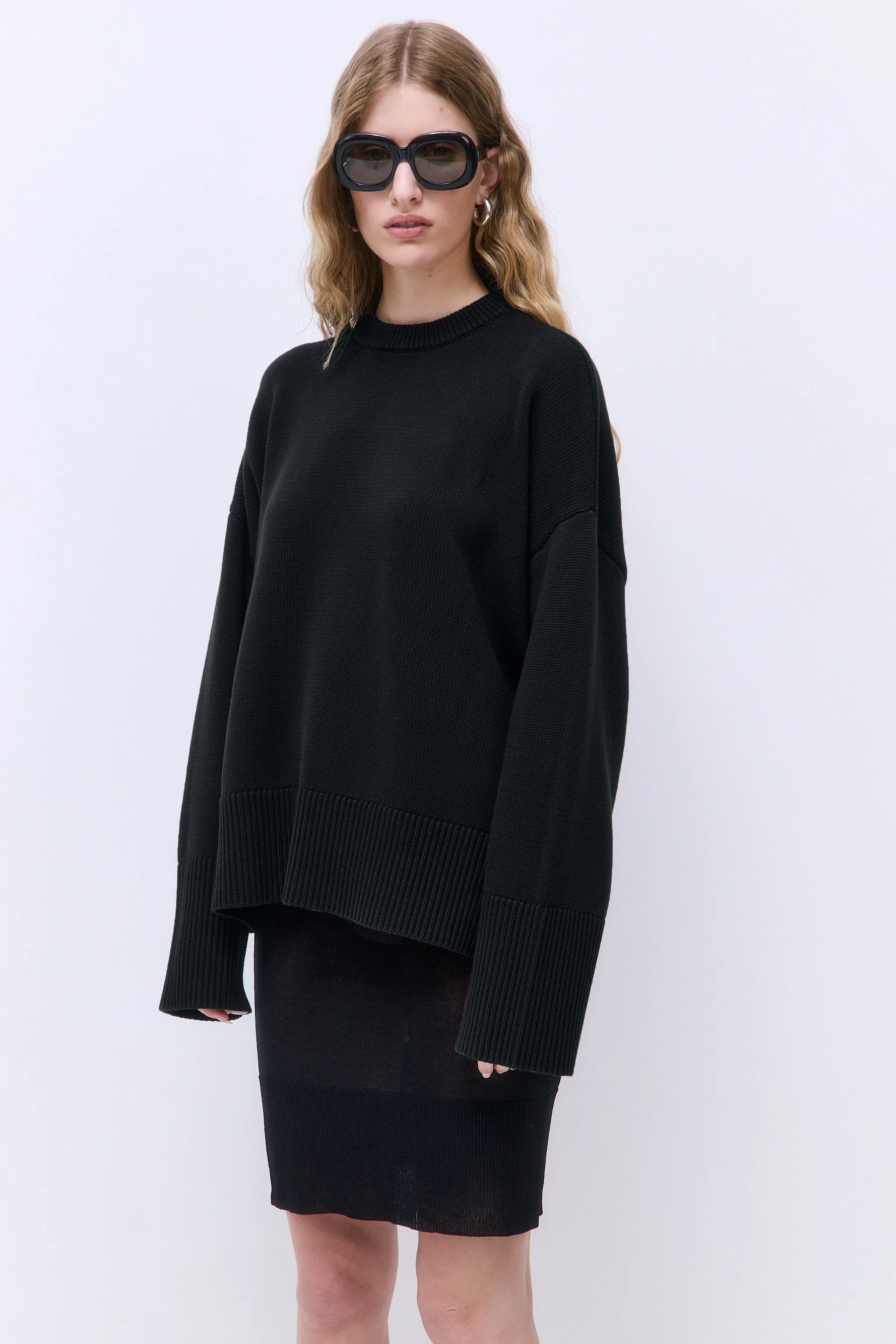 Oversized Crew Neck Jumper - Image 4