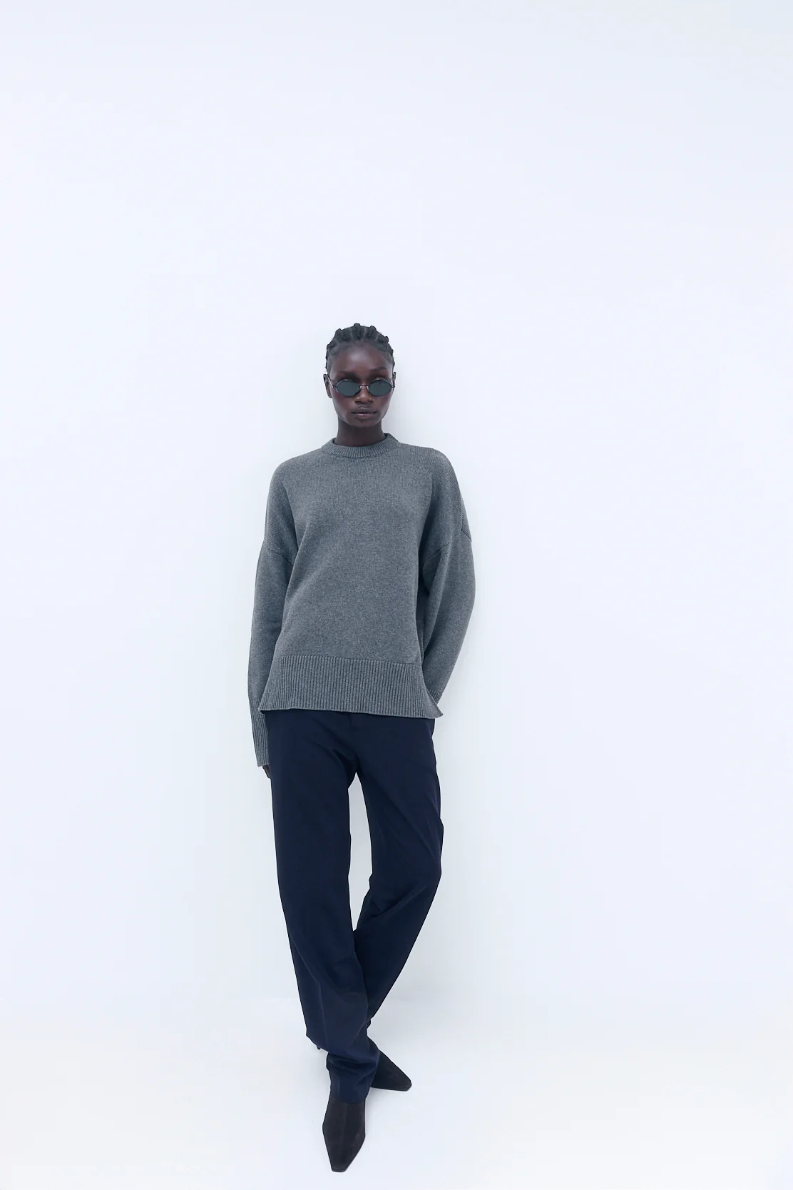 Oversized Crew Neck Jumper - Image 3