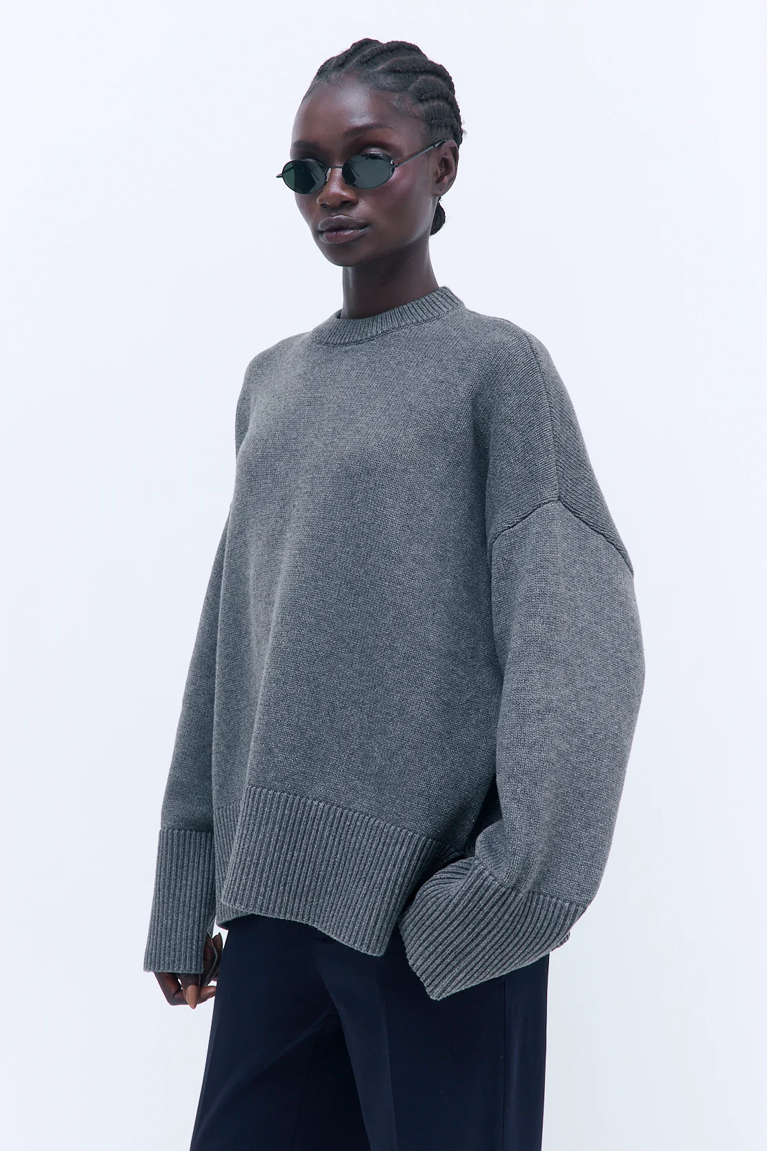 Oversized Crew Neck Jumper - Image 4
