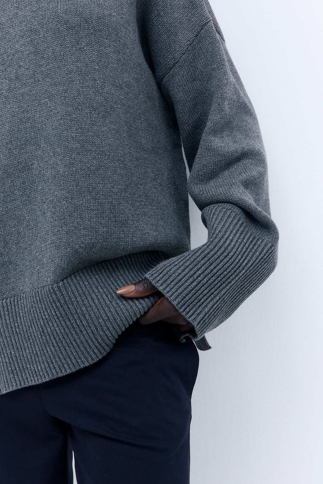 Oversized Crew Neck Jumper - Image 6