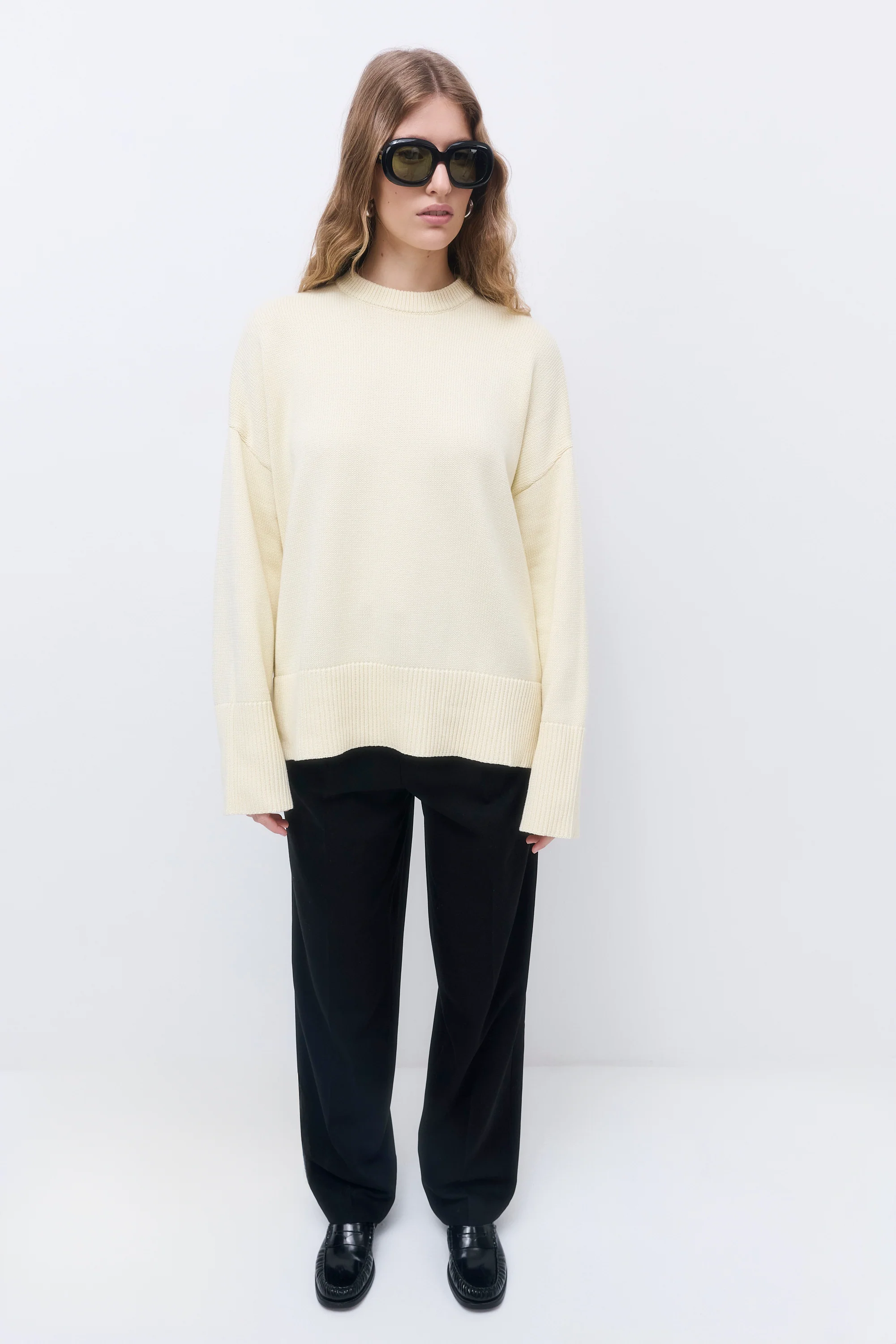 Oversized Crew Neck Jumper - Image 2
