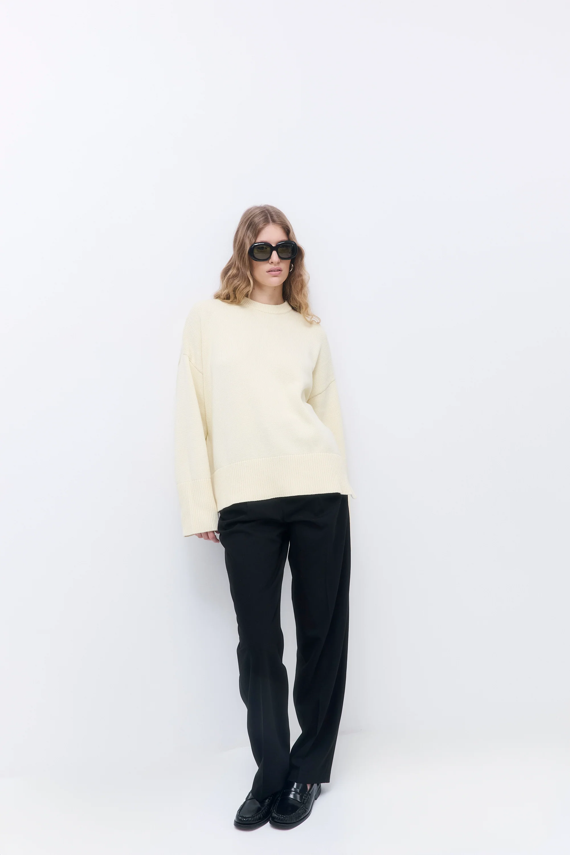 Oversized Crew Neck Jumper - Image 3