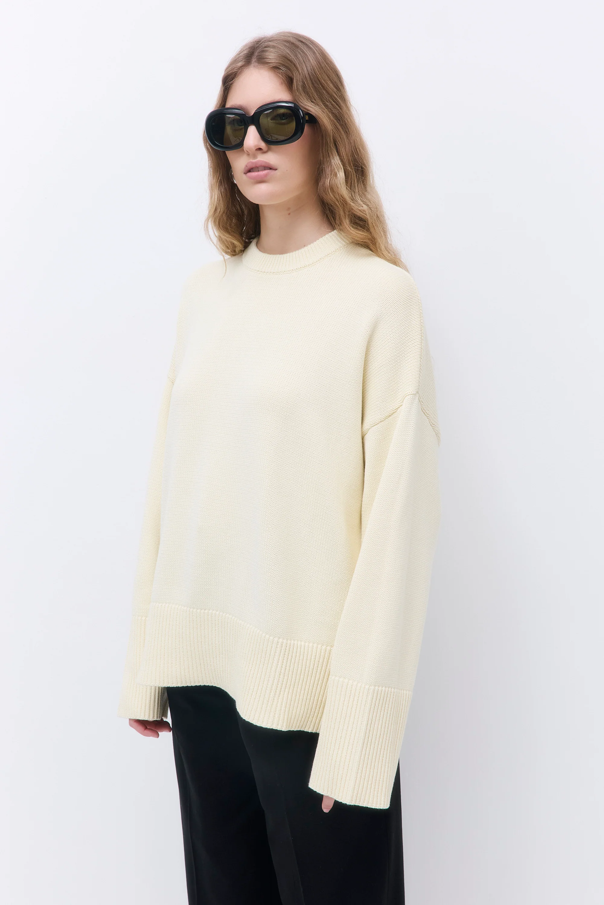 Oversized Crew Neck Jumper - Image 4