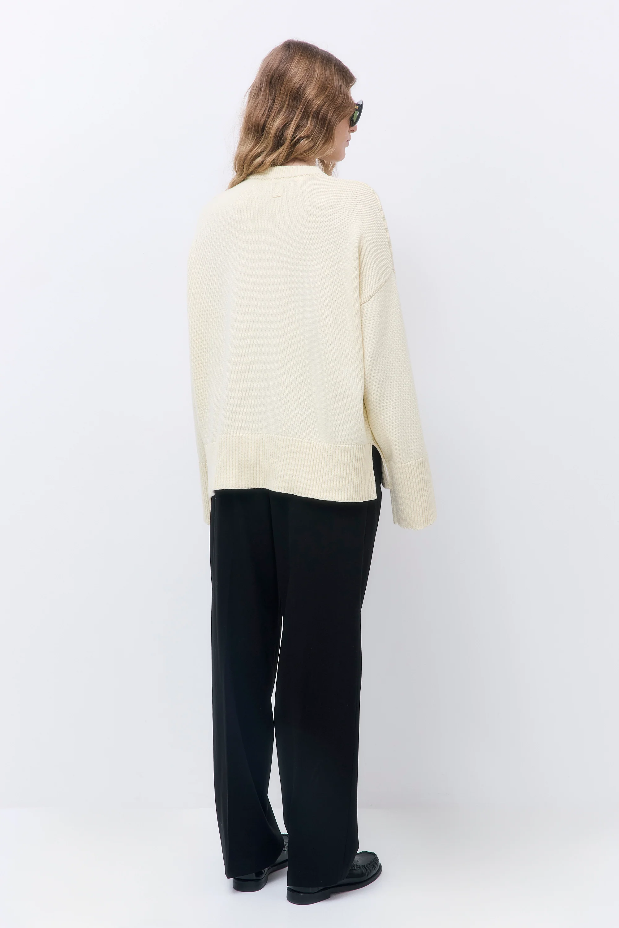 Oversized Crew Neck Jumper - Image 5