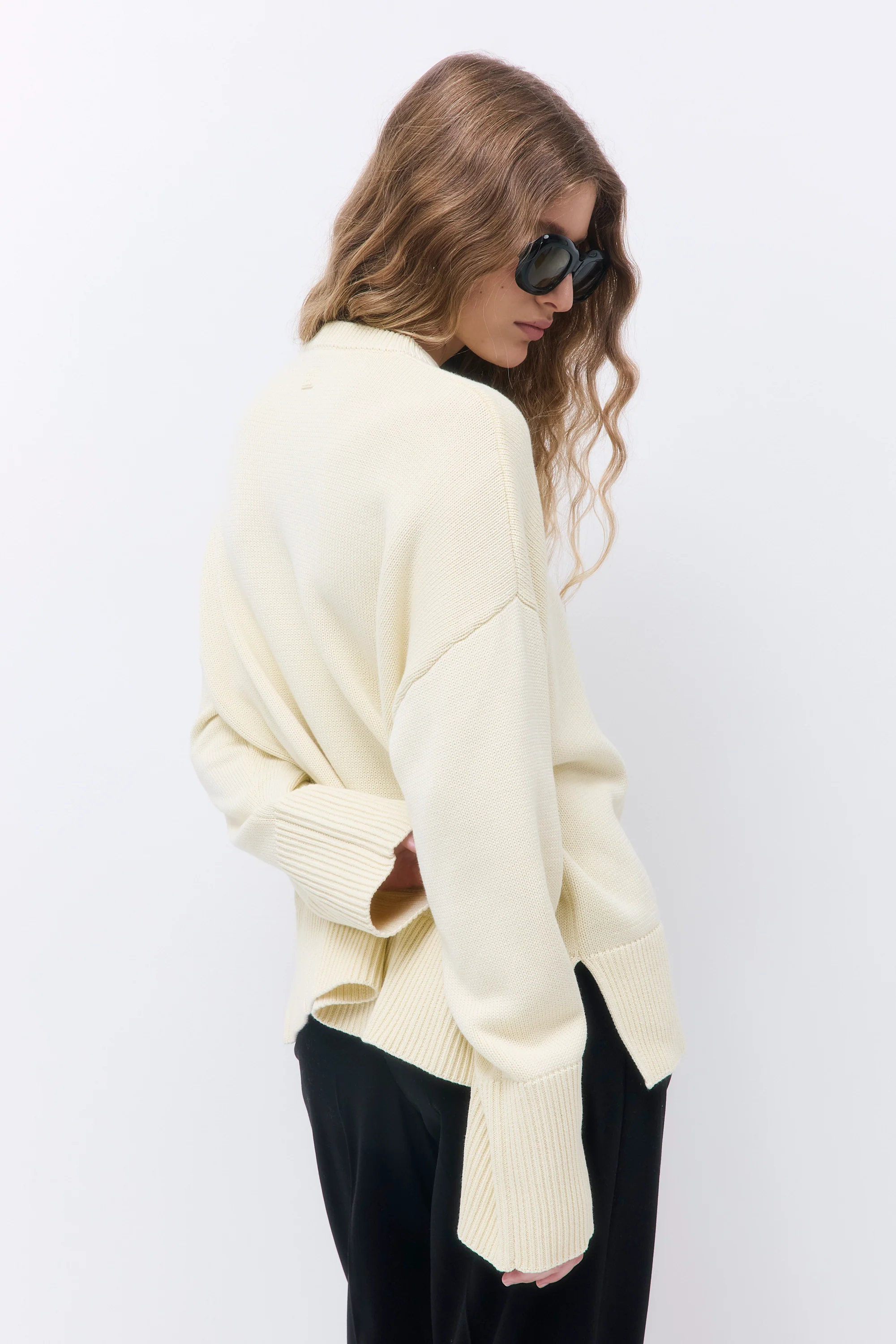 Oversized Crew Neck Jumper - Image 6