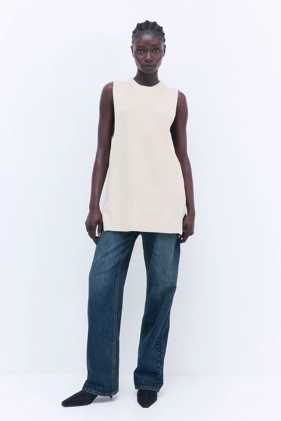 Oversized Crewneck Vest - Image 2