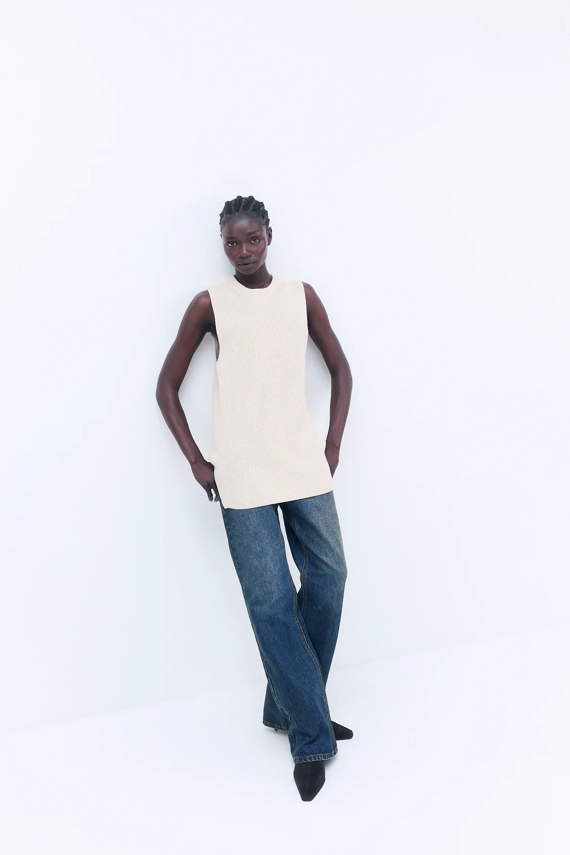 Oversized Crewneck Vest - Image 3